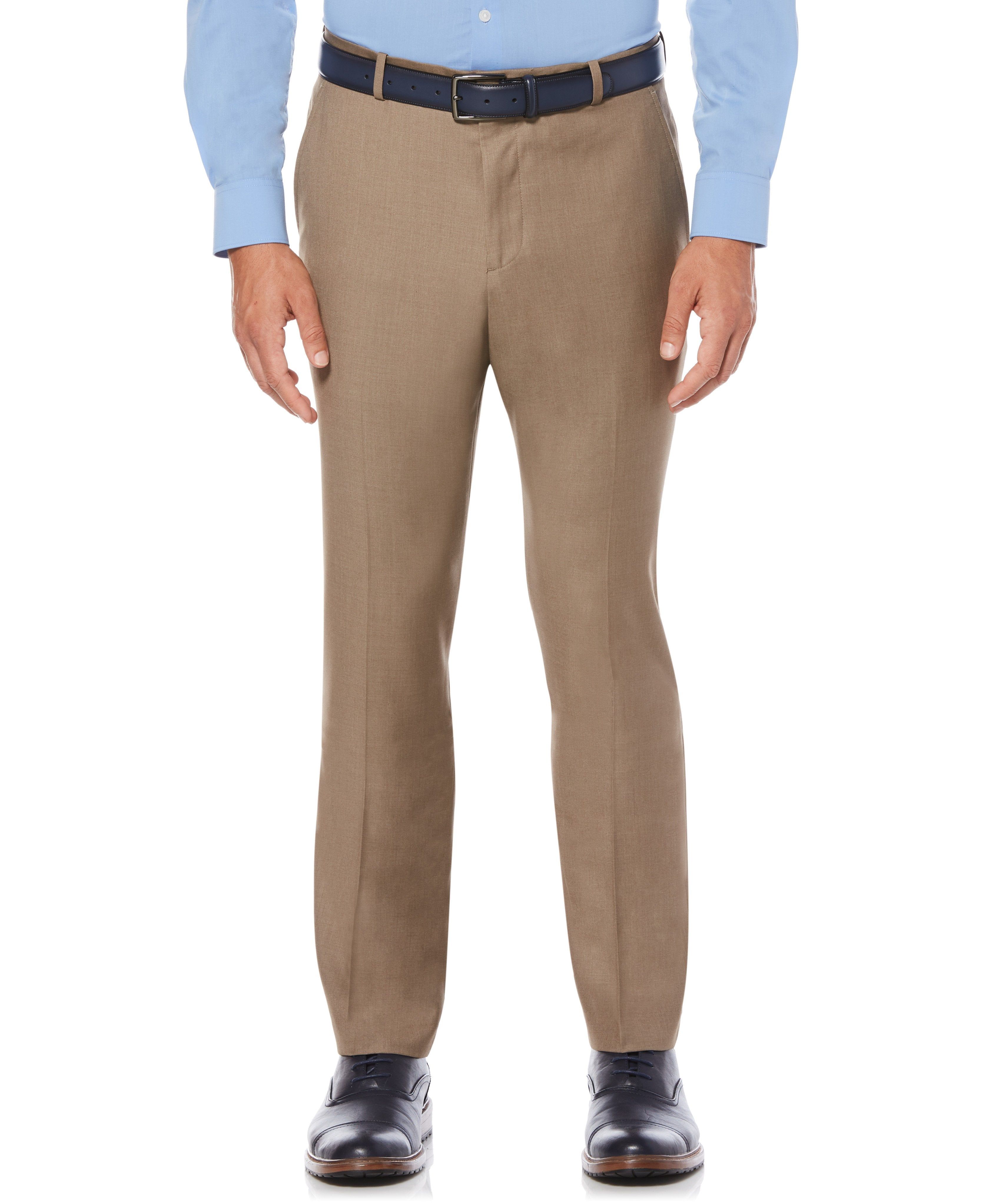 Sharkskin Solid Suit Pant sold by Perry Ellis