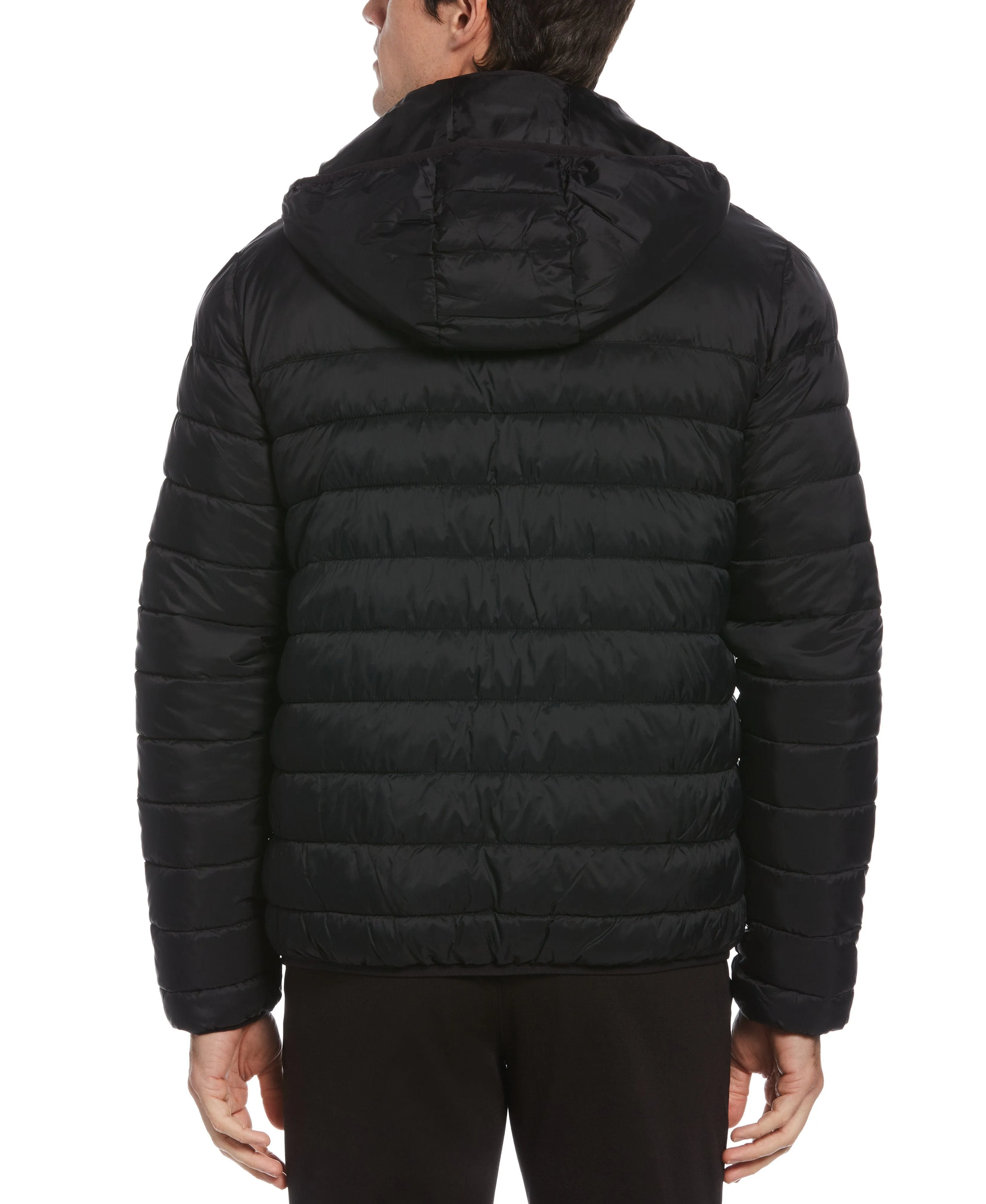 Lightweight Hooded Puffer Jacket sold by Perry Ellis product image thumbnail 2