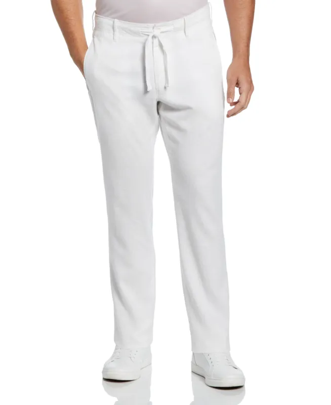 Slim Fit Linen Blend Stretch Pant sold by Perry Ellis