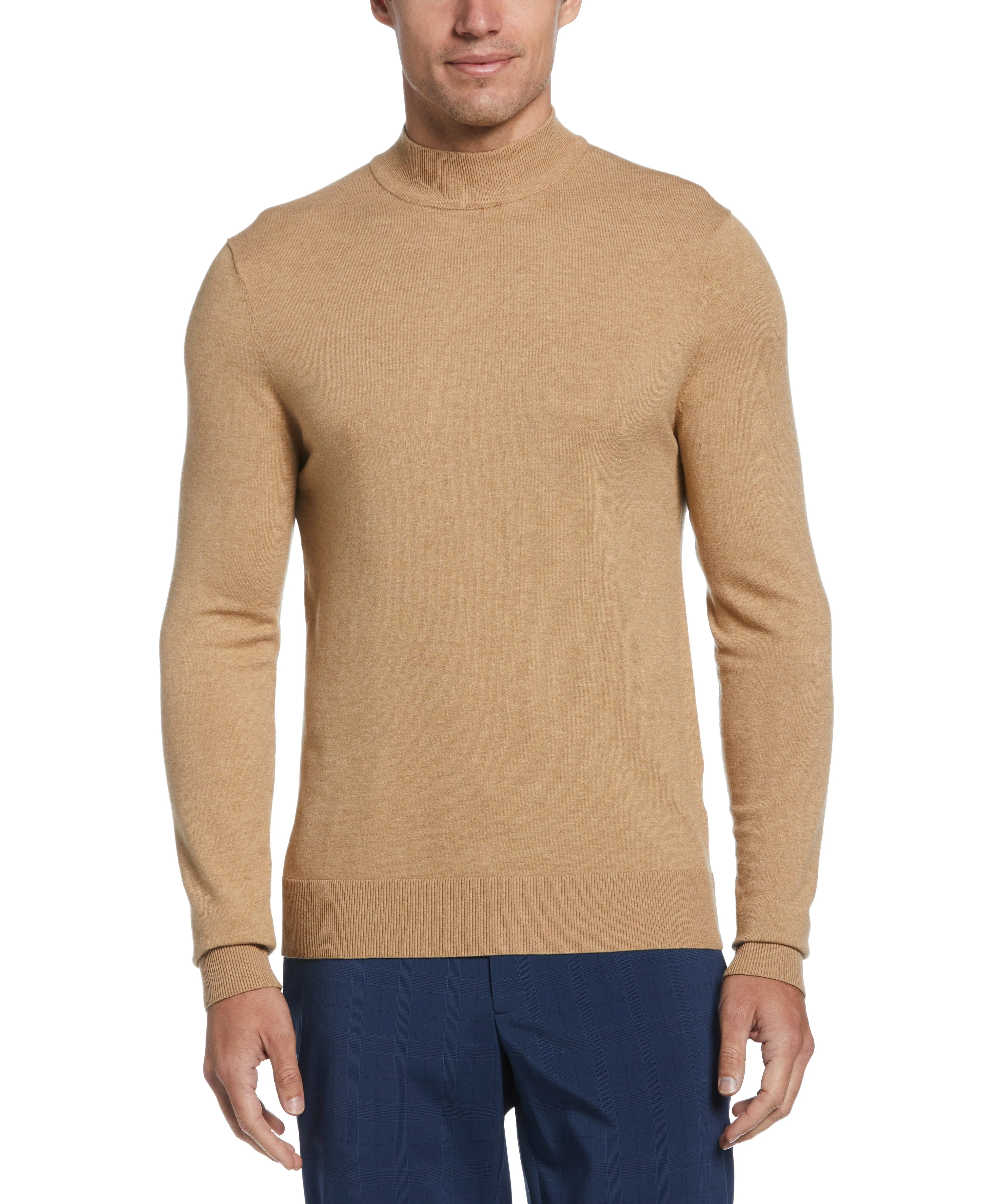 Tech Knit Mock Neck Pullover Sweater sold by Perry Ellis