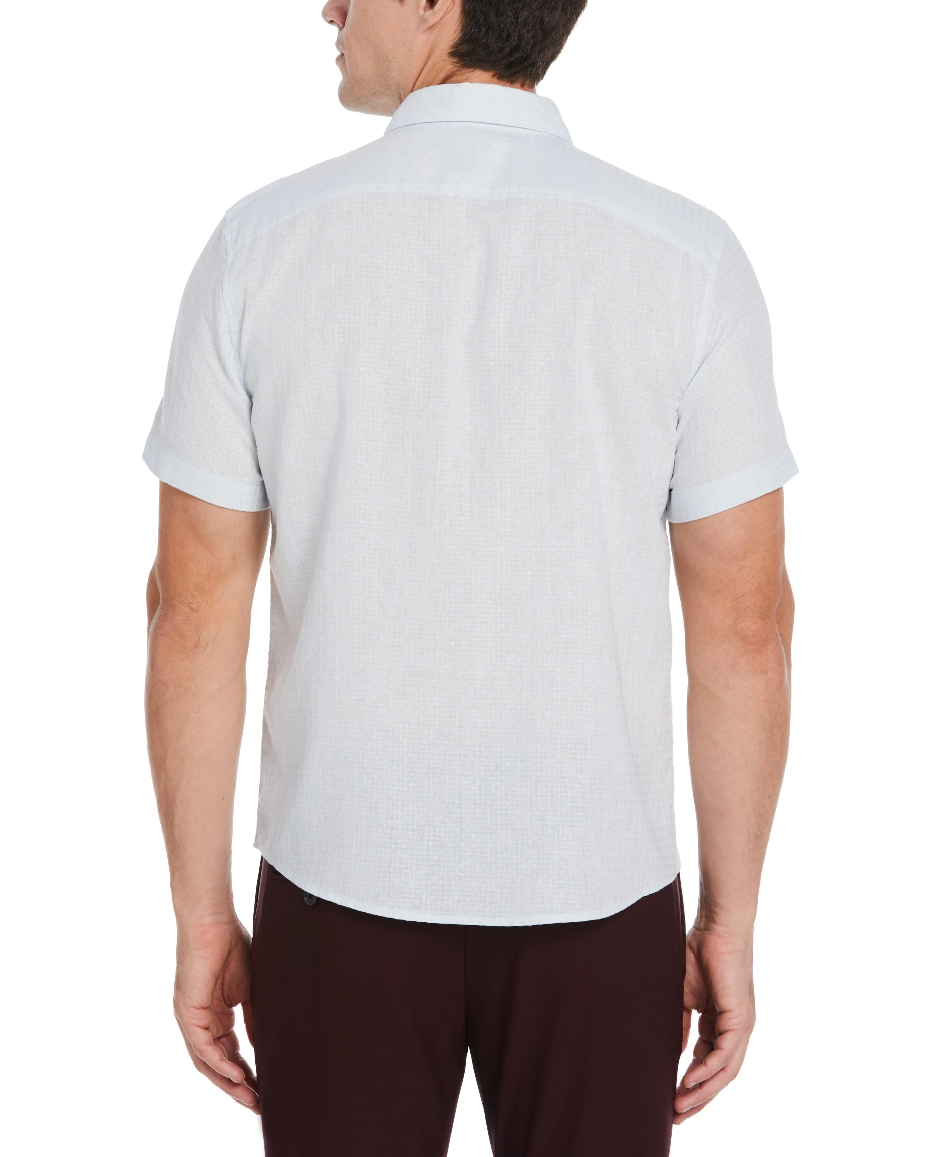 Linen Dobby Short Sleeve Shirt sold by Perry Ellis product image thumbnail 2