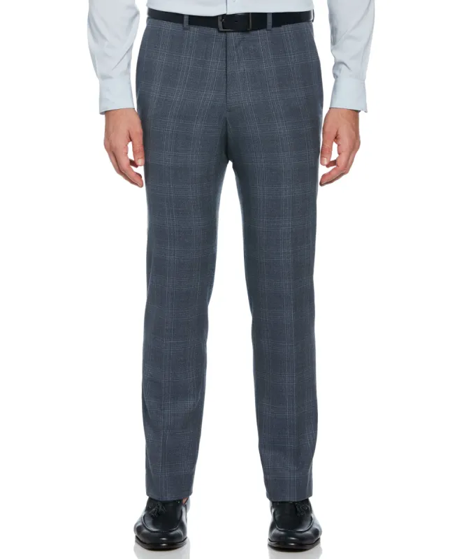 Slim Fit Flat Front Textured Suit Pant sold by Perry Ellis