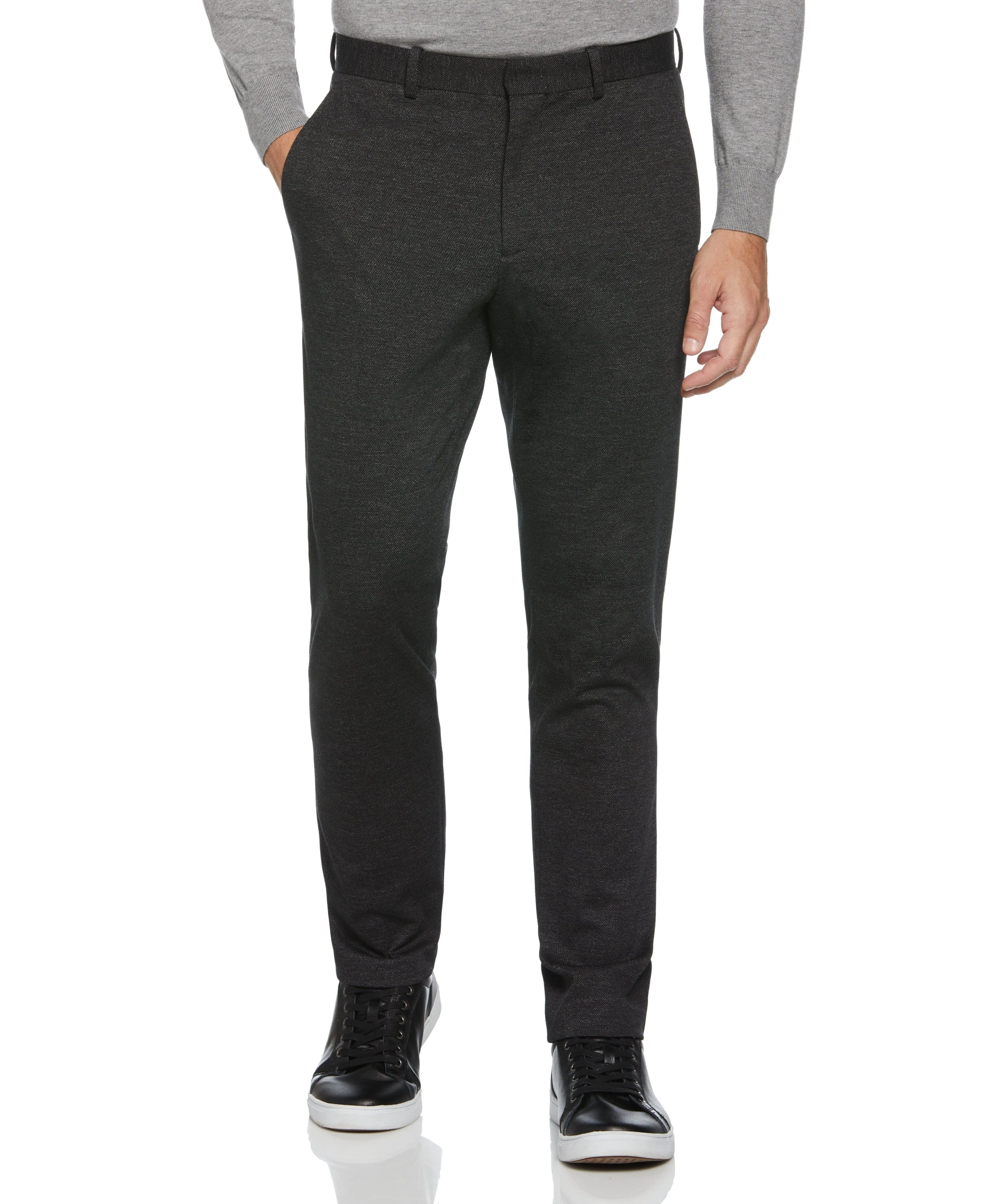 Slim Fit Two Tone Smart Knit Suit Pant sold by Perry Ellis