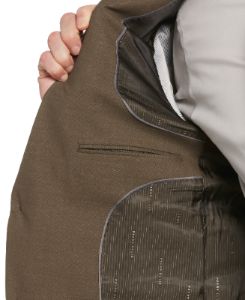 Slim Fit Mushroom Grey Louis Suit sold by Perry Ellis