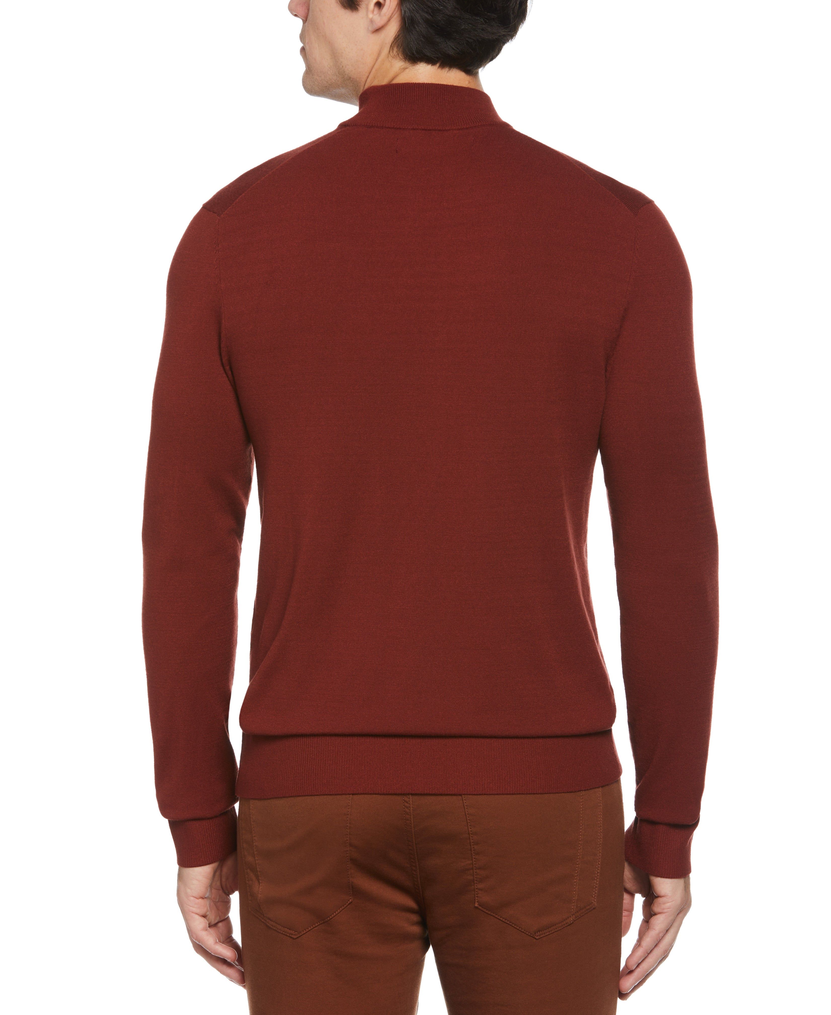 Tech Knit Mock Neck Pullover Sweater sold by Perry Ellis product image thumbnail 2