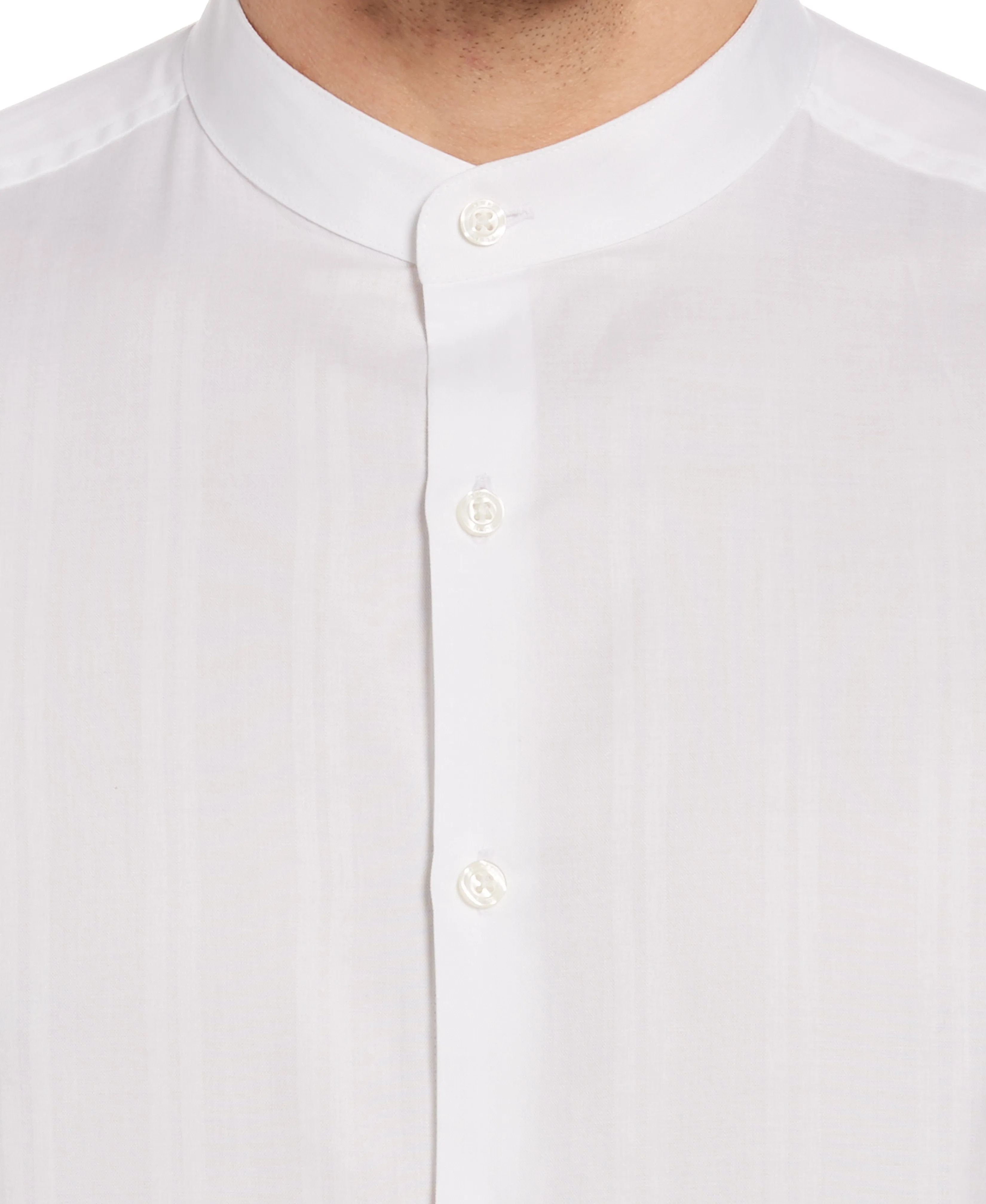 Slim Fit Sateen Stripe Shirt sold by Perry Ellis product image thumbnail 3