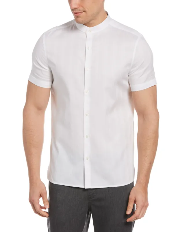 Slim Fit Sateen Stripe Shirt sold by Perry Ellis