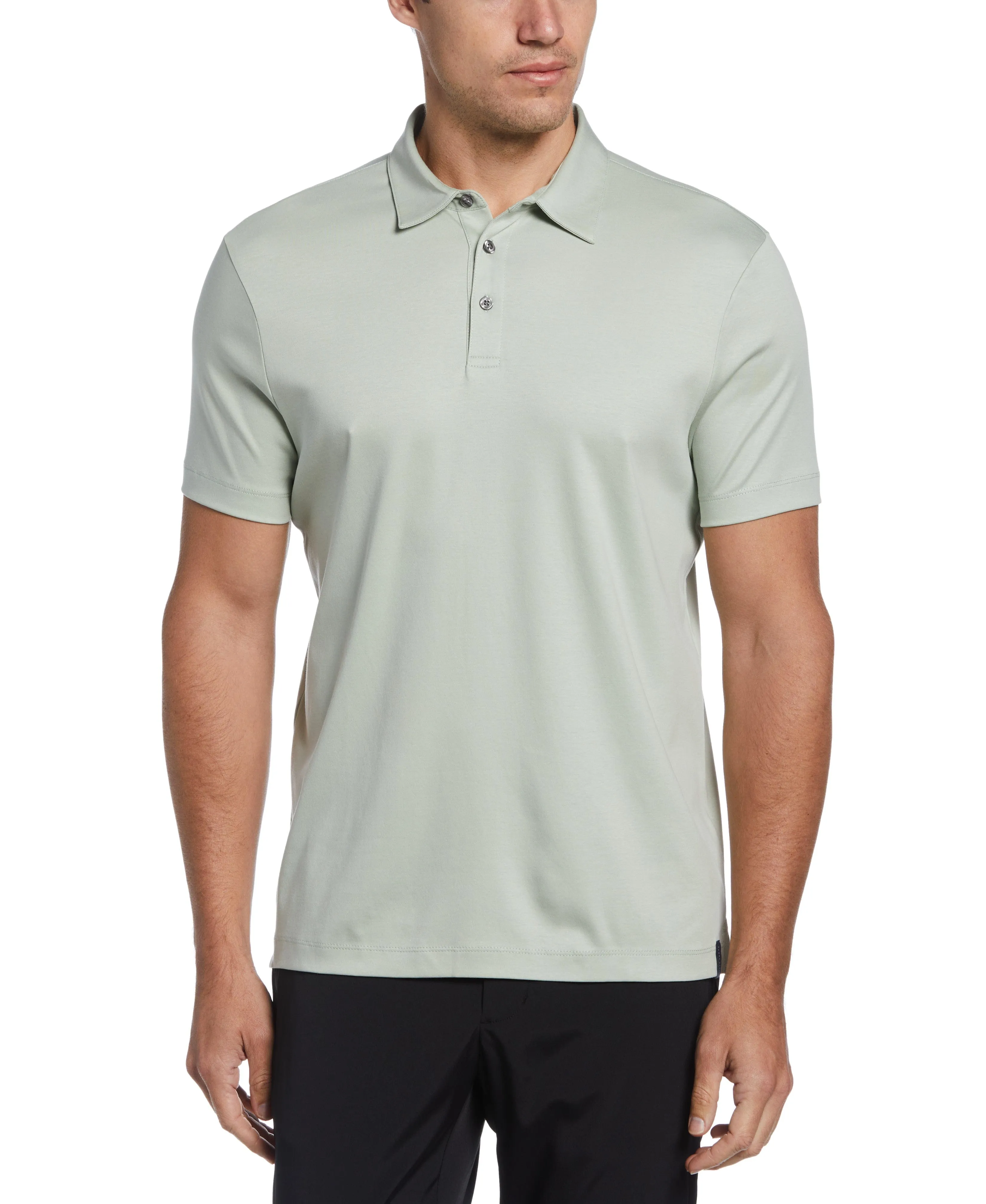 Smart Interlock Solid Polo sold by Perry Ellis