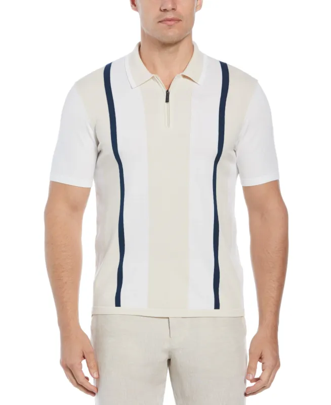 Tech Knit Multi Stripe Polo sold by Perry Ellis
