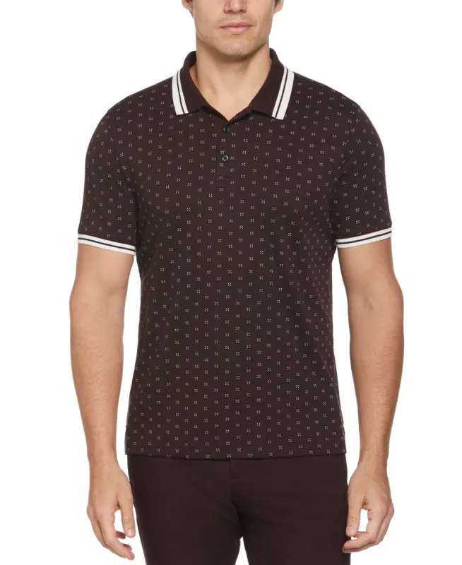 Contrast Dotted Polo sold by Perry Ellis