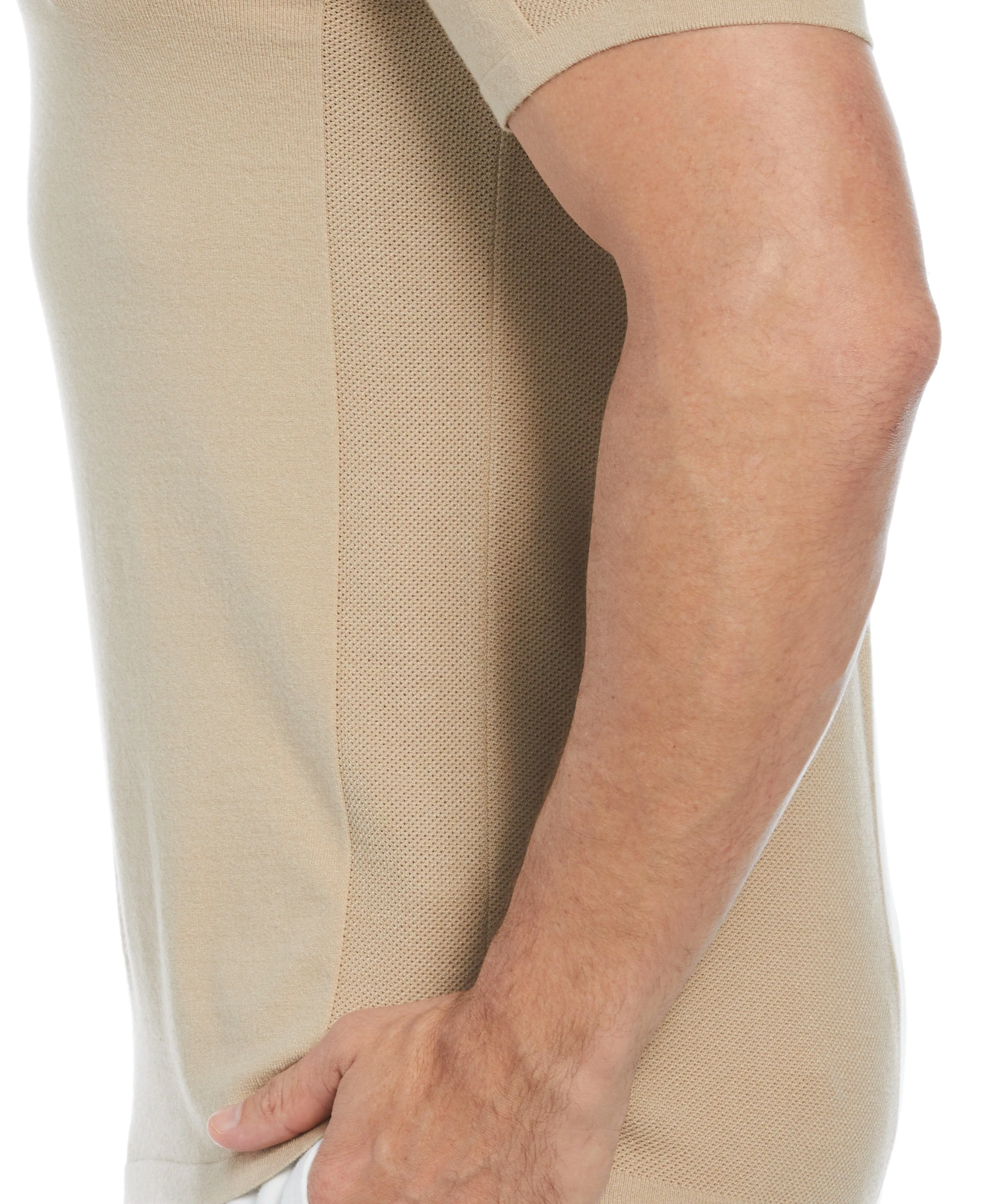 Tech Knit Striped Crew Neck Shirt sold by Perry Ellis product image thumbnail 3