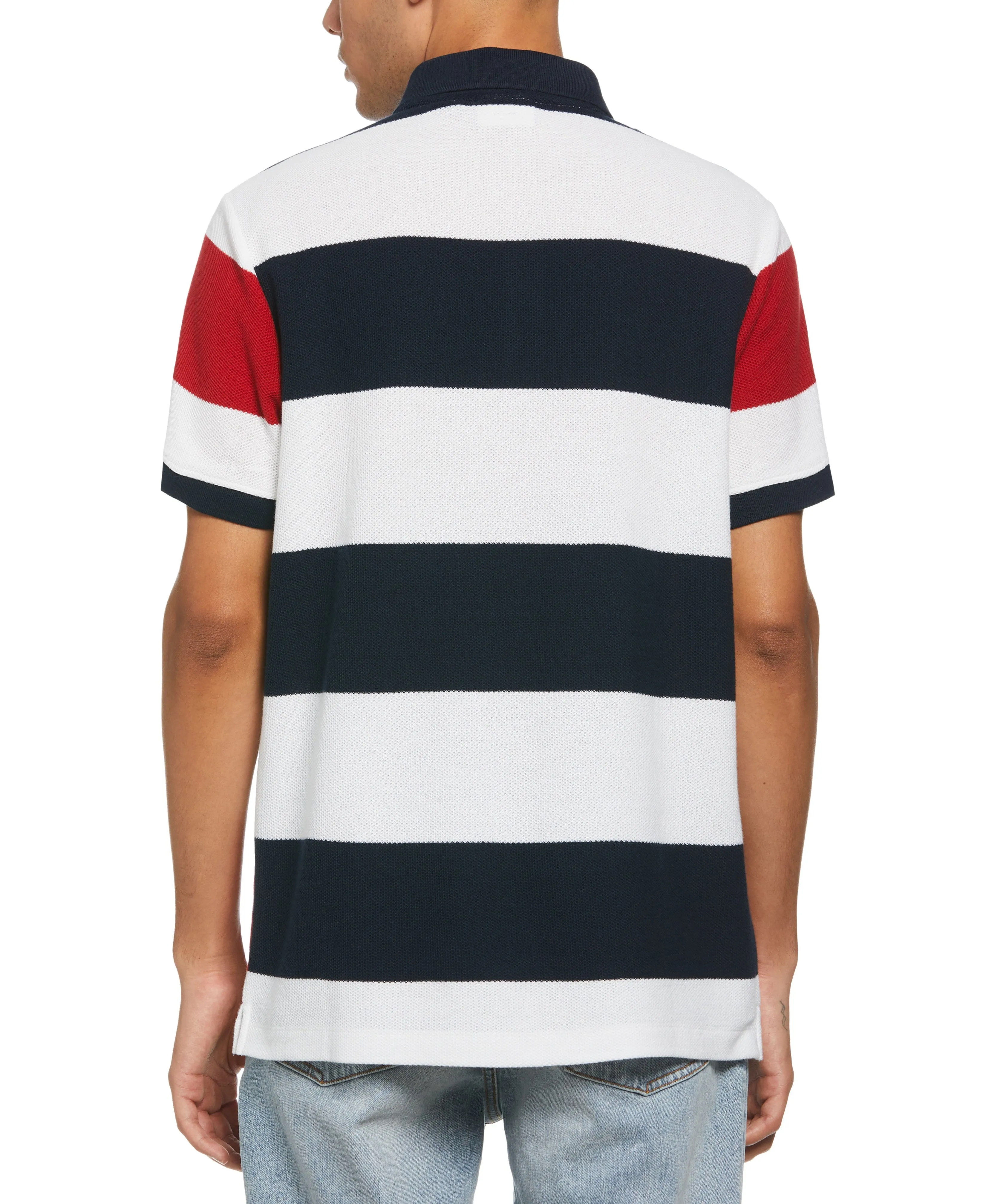 Pique Stripe Heritage Polo sold by Perry Ellis product image thumbnail 2