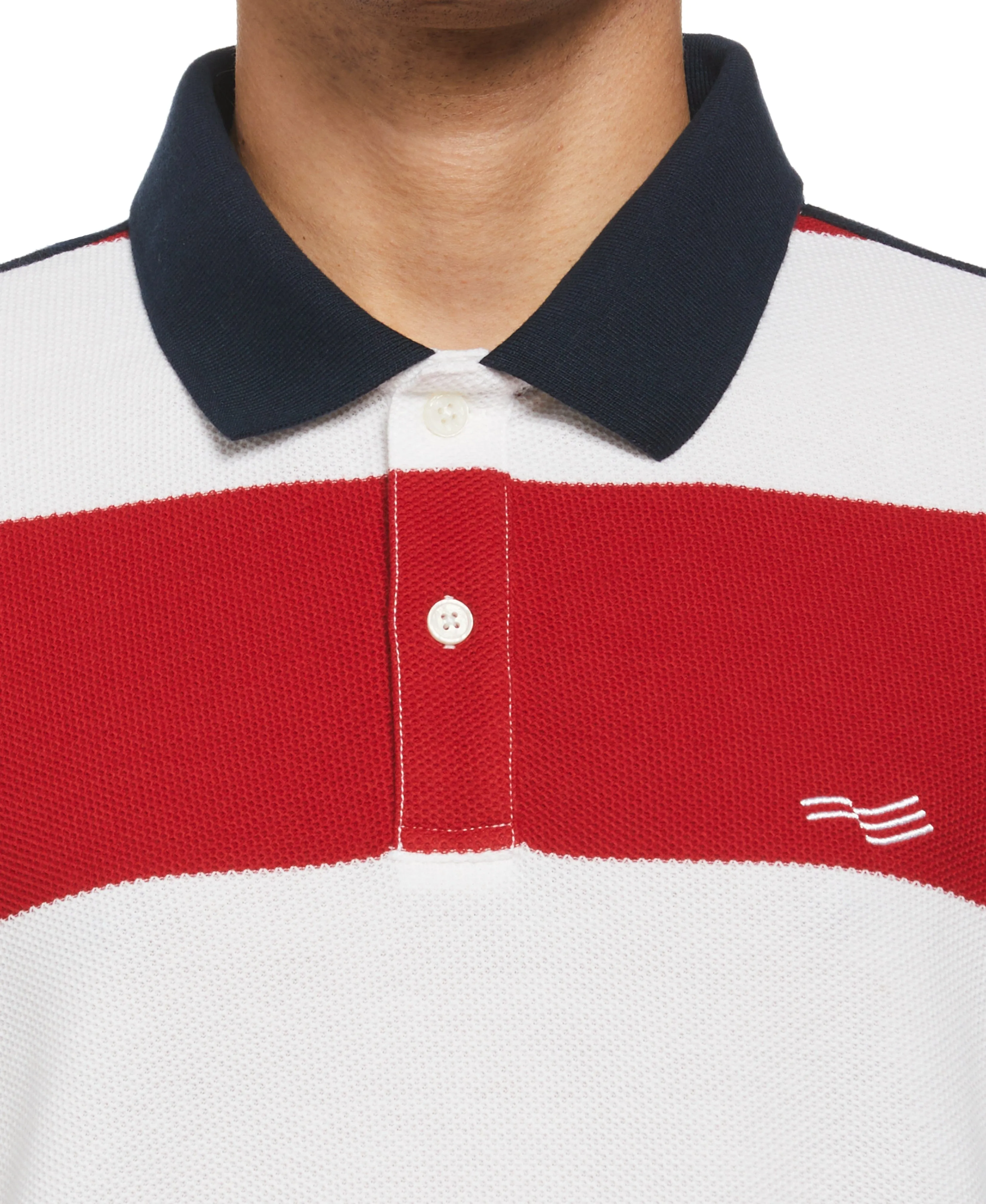 Pique Stripe Heritage Polo sold by Perry Ellis product image thumbnail 3