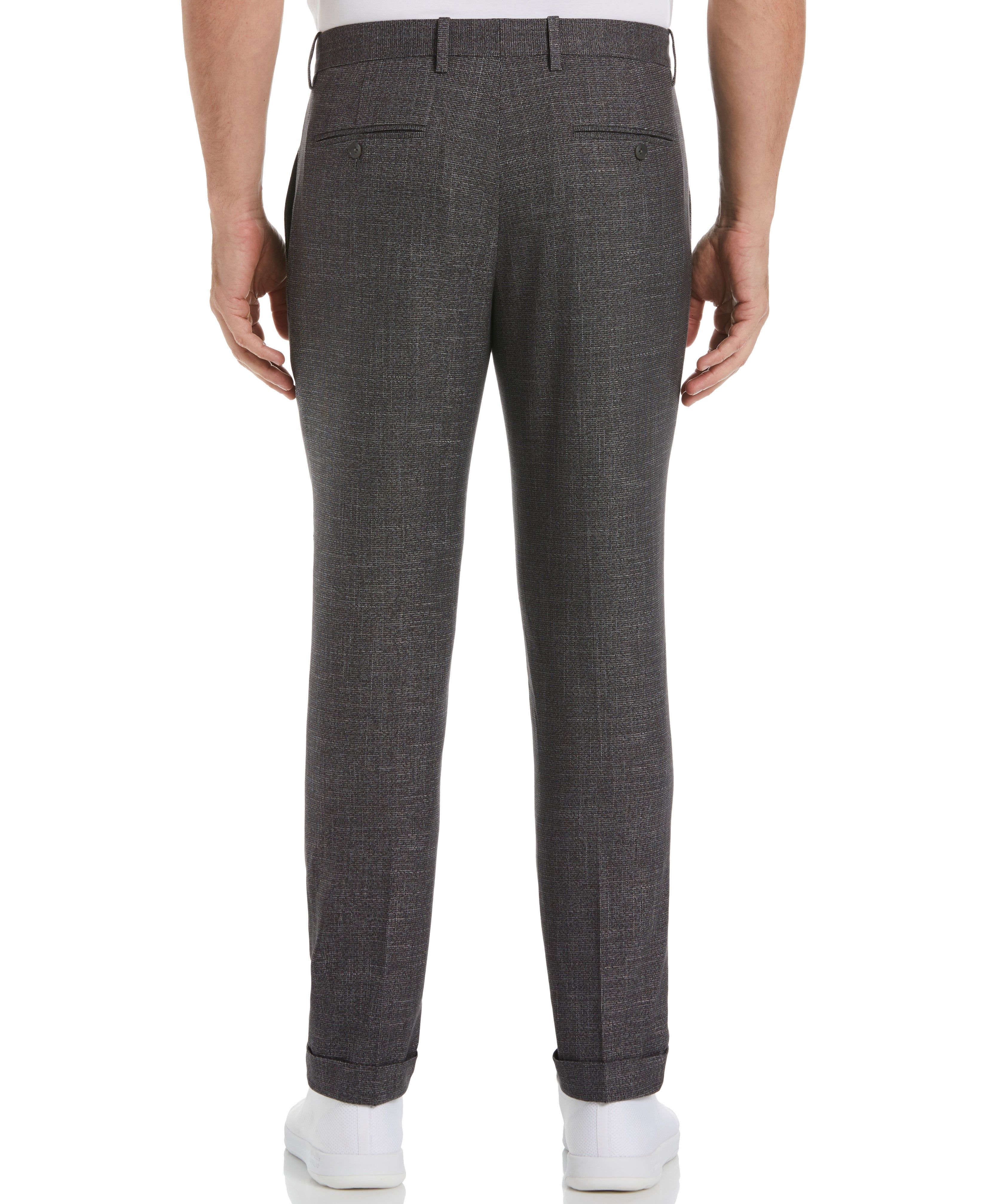Slim Fit Cuffed Heather Chino Pant sold by Perry Ellis product image thumbnail 2
