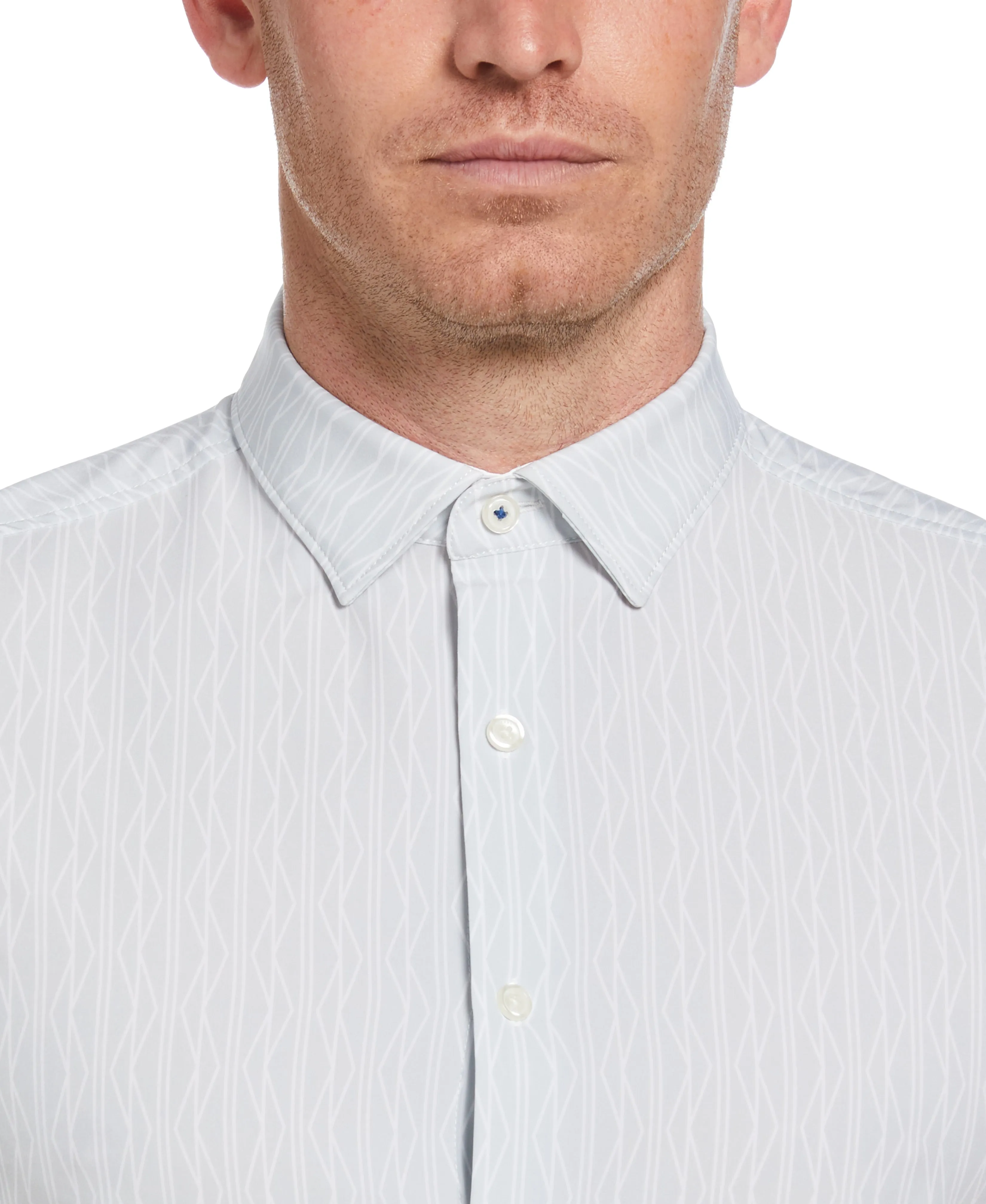 Total Stretch Geo Print Shirt sold by Perry Ellis product image thumbnail 3