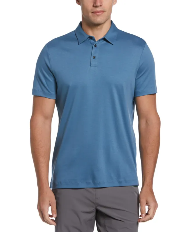 Smart Interlock Solid Polo sold by Perry Ellis