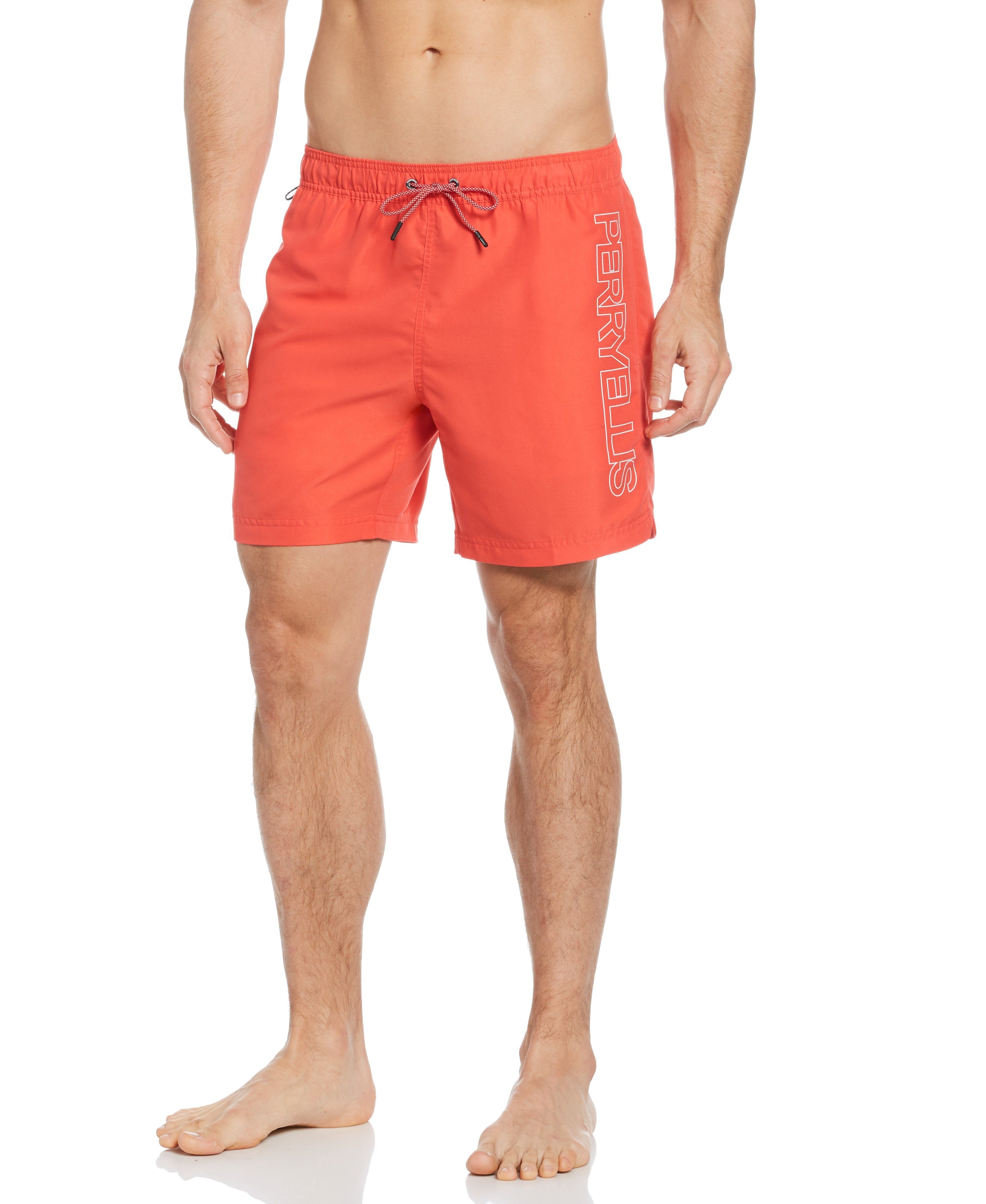Logo Print Swim Short sold by Perry Ellis