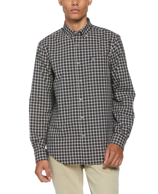 Plaid Poplin Shirt sold by Perry Ellis