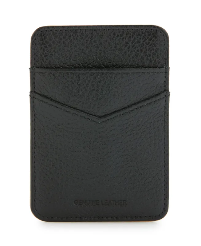 Pebble Leather Phone Card Holder sold by Perry Ellis