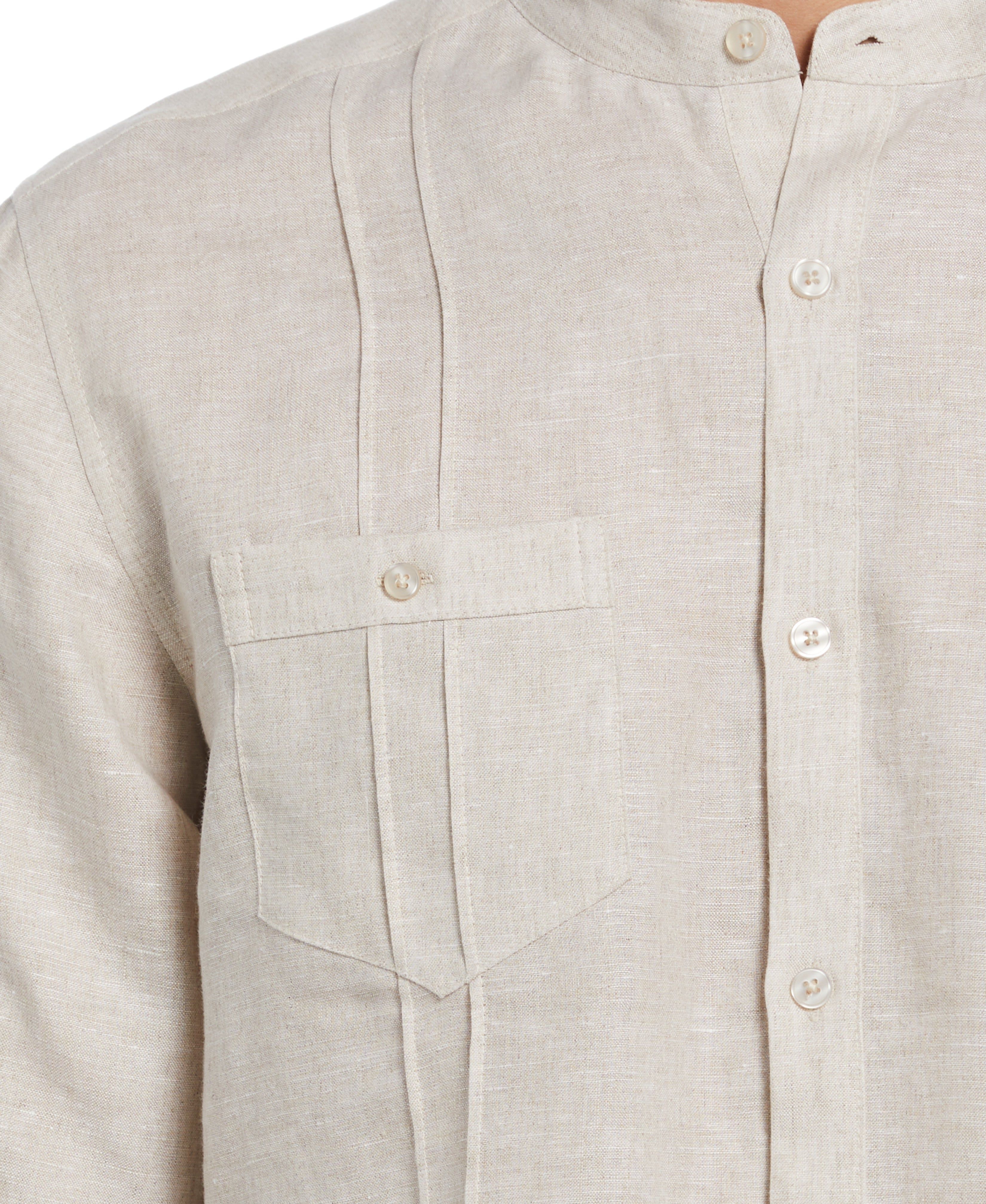 Cubavera™ Two-Pocket Pintuck Popover Shirt sold by Perry Ellis product image thumbnail 3