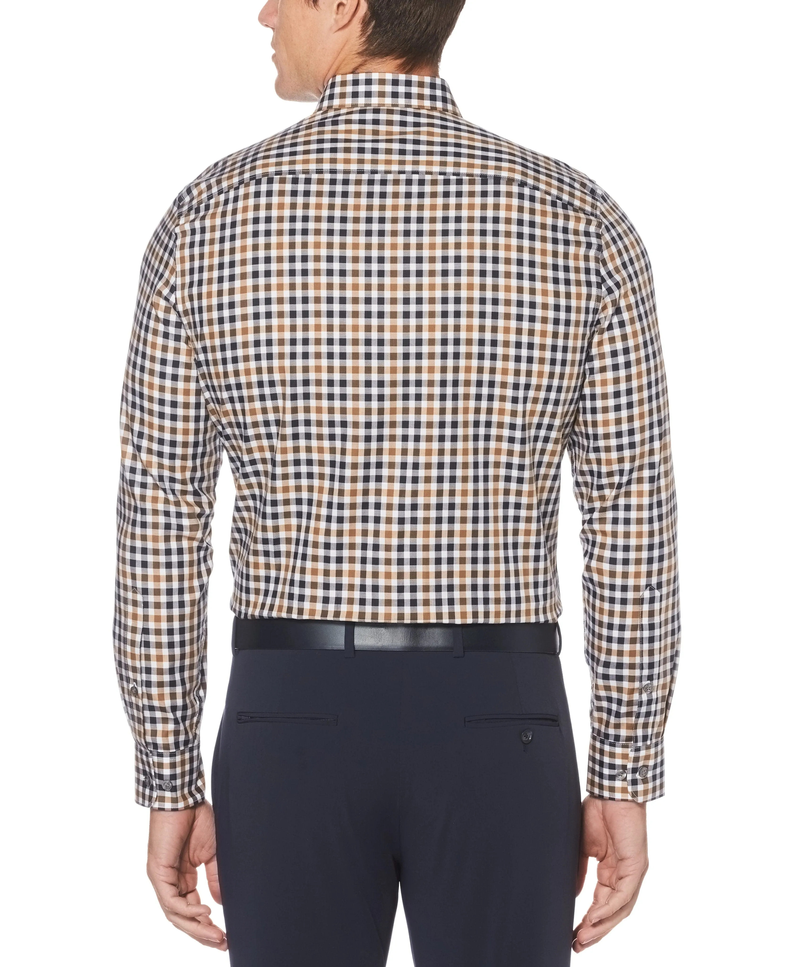 Slim Multi Check Shirt sold by Perry Ellis product image thumbnail 2