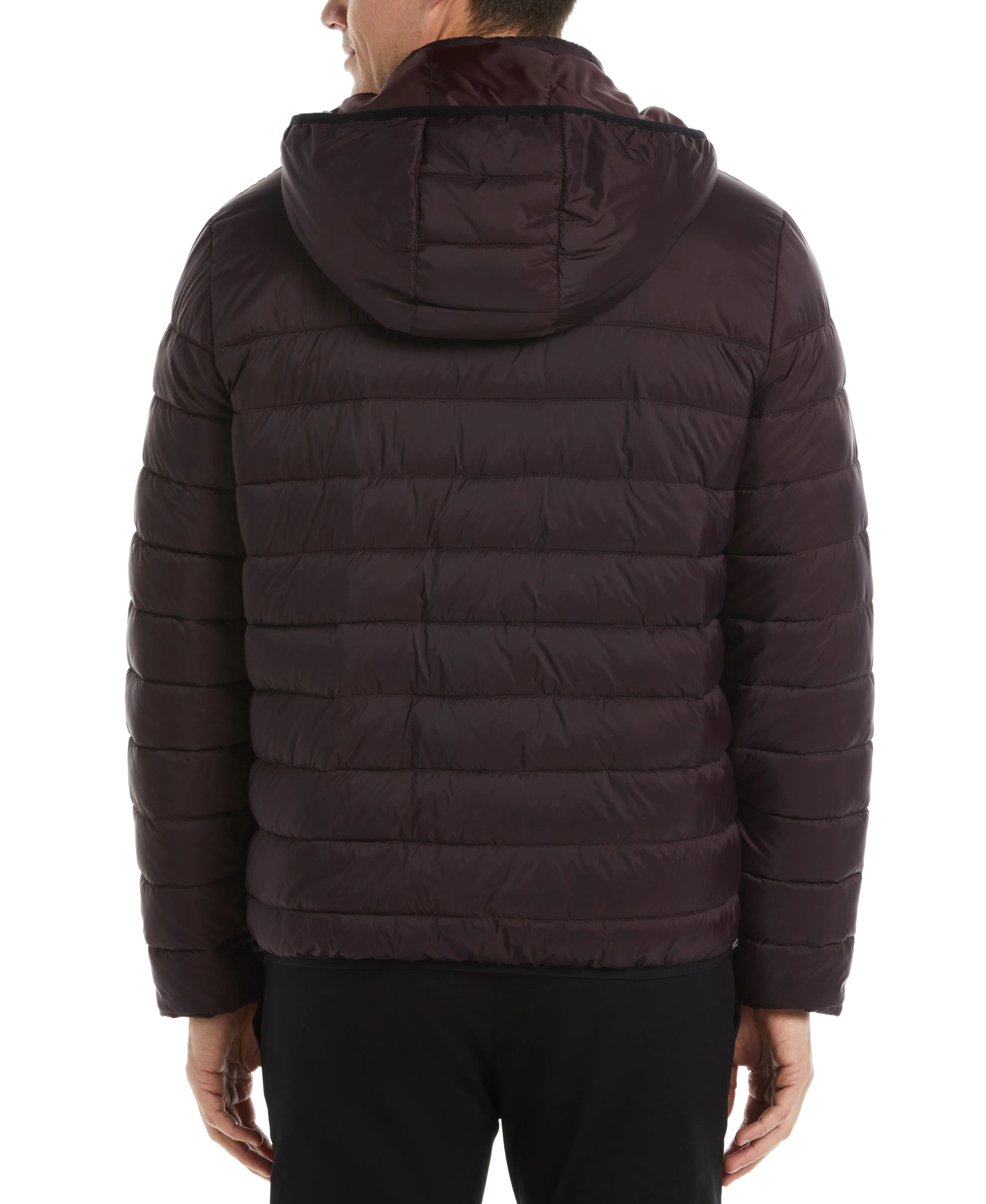 Lightweight Hooded Puffer Jacket sold by Perry Ellis product image thumbnail 2