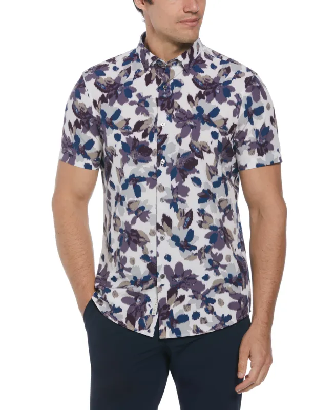 Total Stretch Floral Print Shirt sold by Perry Ellis