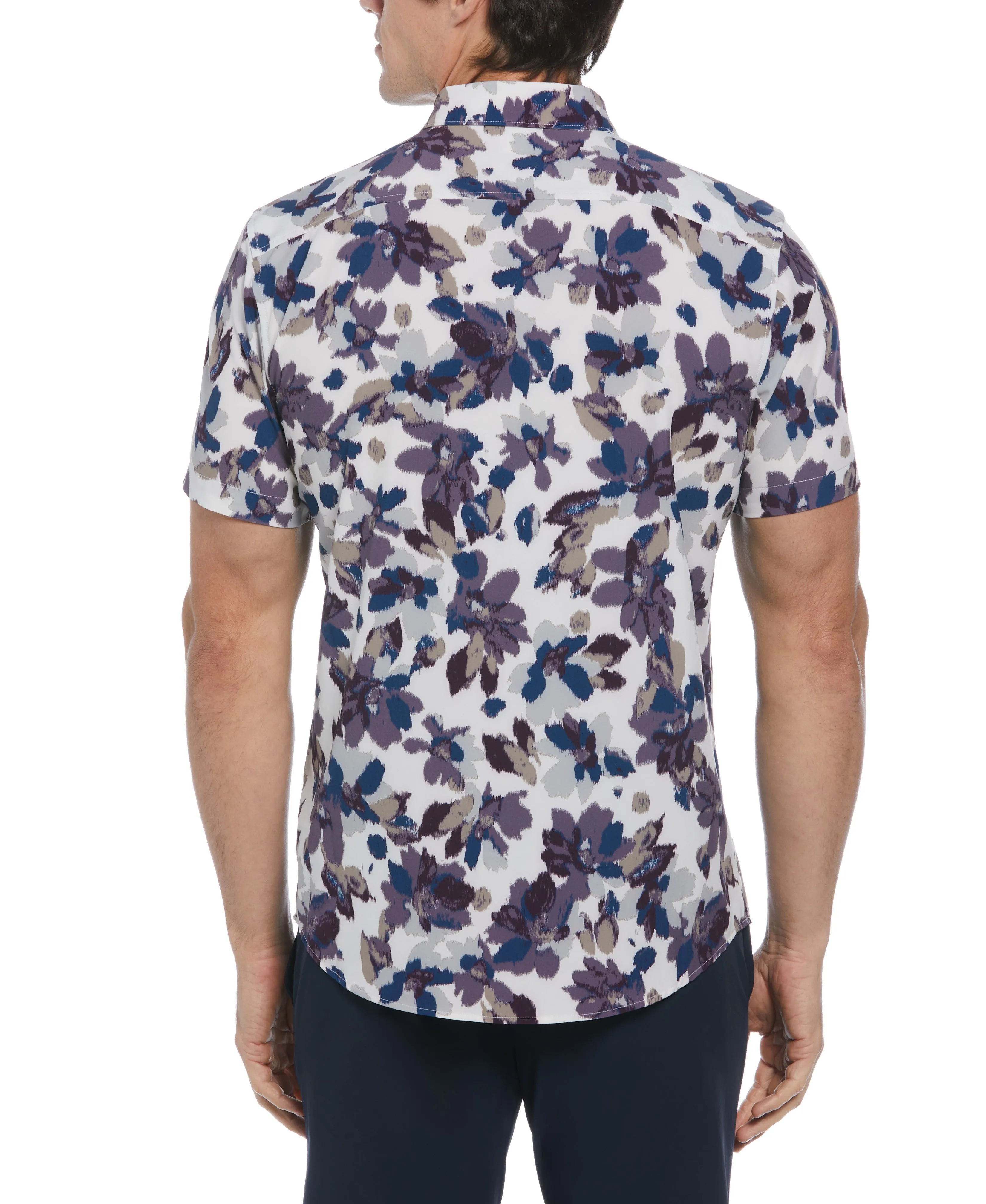 Total Stretch Floral Print Shirt sold by Perry Ellis product image thumbnail 2