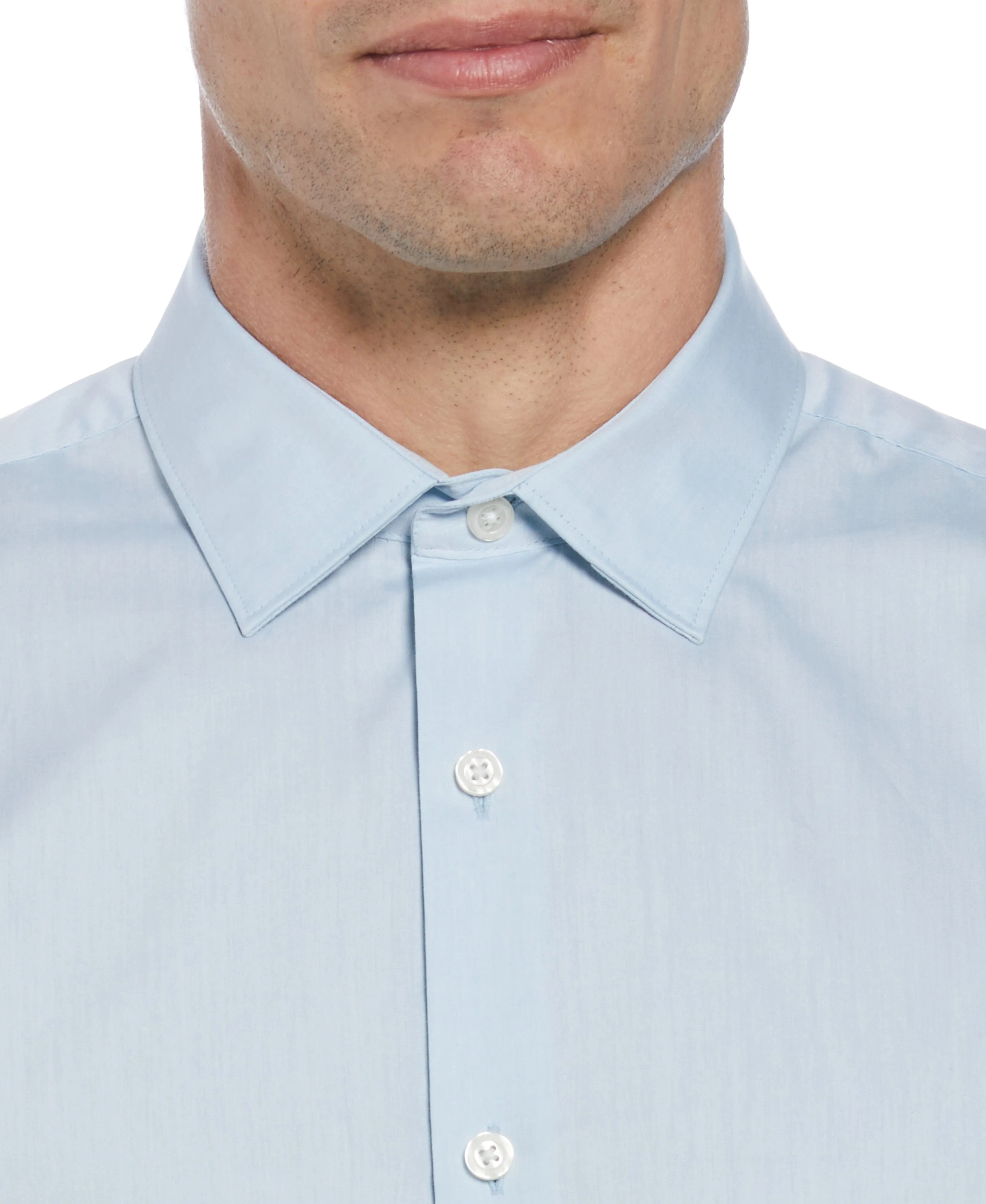 Solid Twill Shirt sold by Perry Ellis product image thumbnail 3