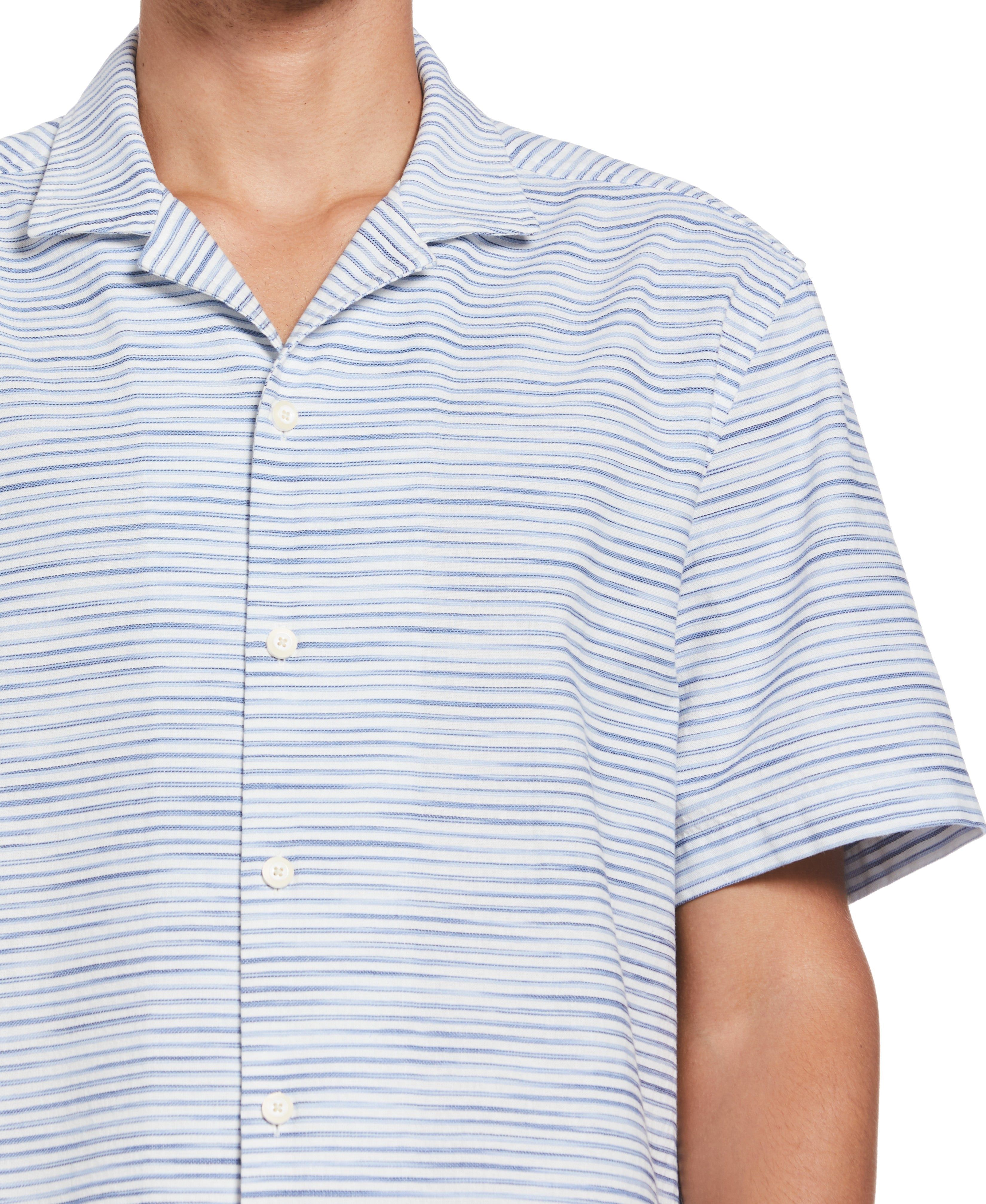Seersucker Camp Shirt sold by Perry Ellis product image thumbnail 3