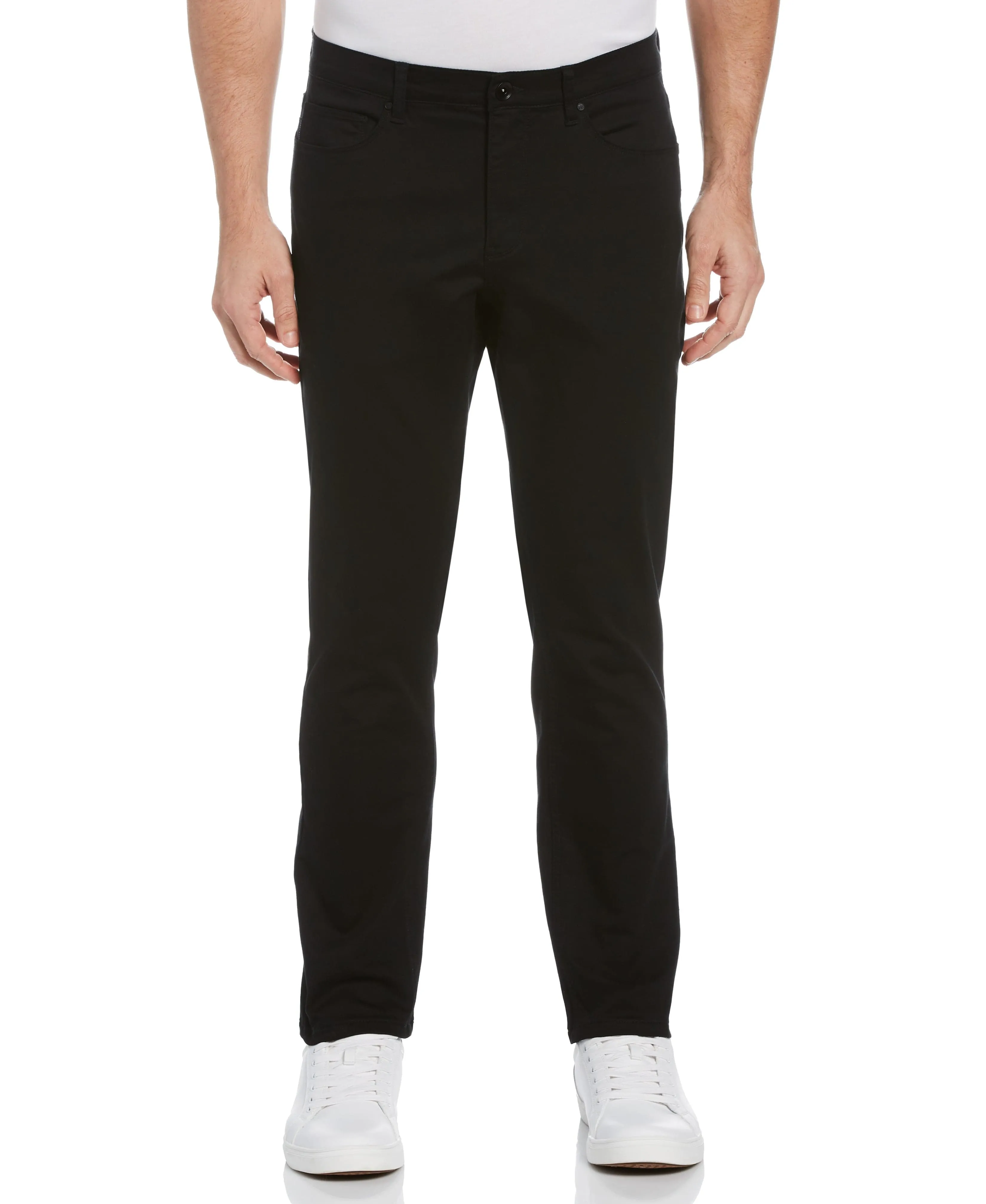Slim Fit Anywhere Five Pocket Pant sold by Perry Ellis
