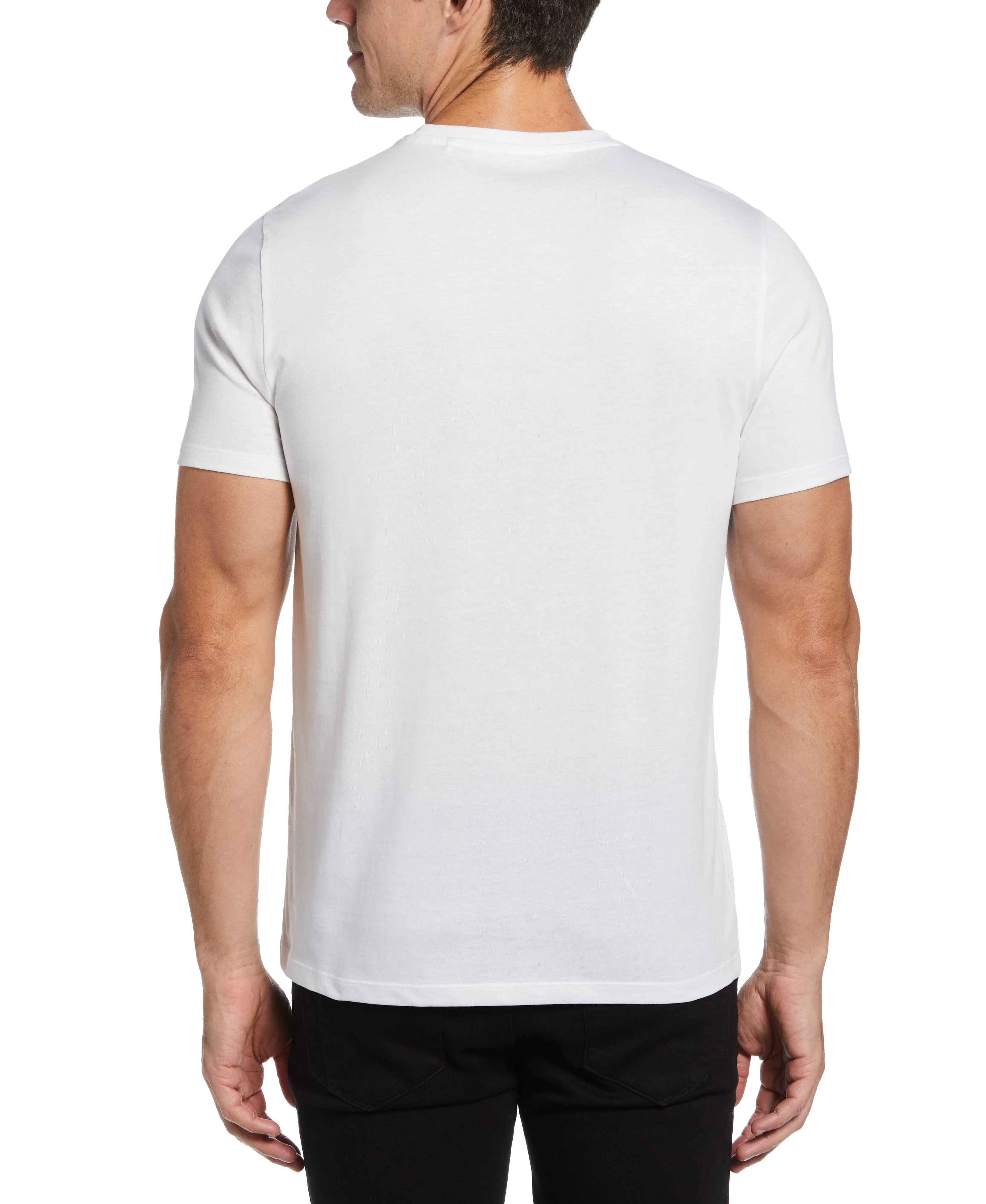 Placed Text Print Tee sold by Perry Ellis product image thumbnail 2
