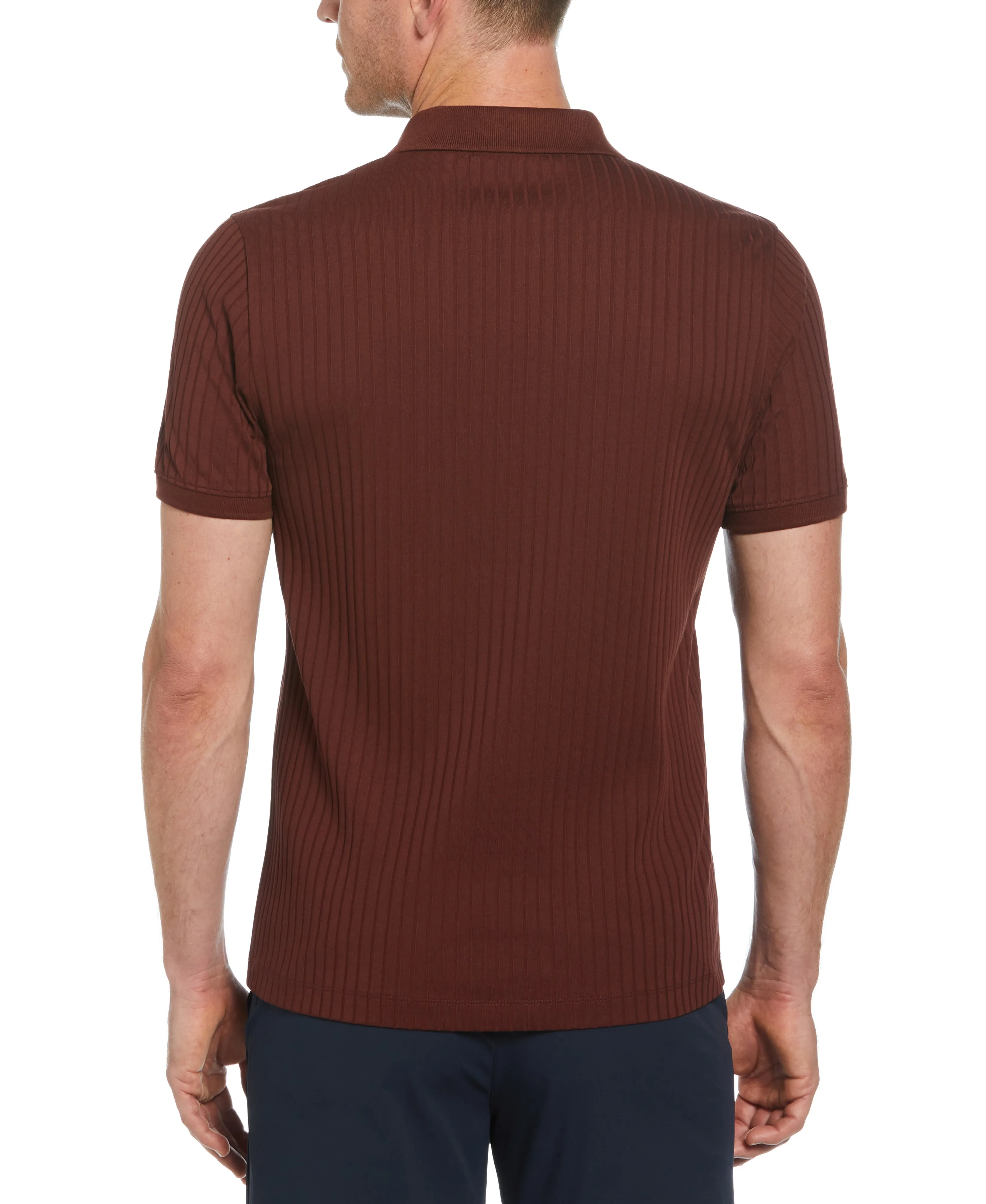 Quarter Zip Ribbed Polo sold by Perry Ellis product image thumbnail 2