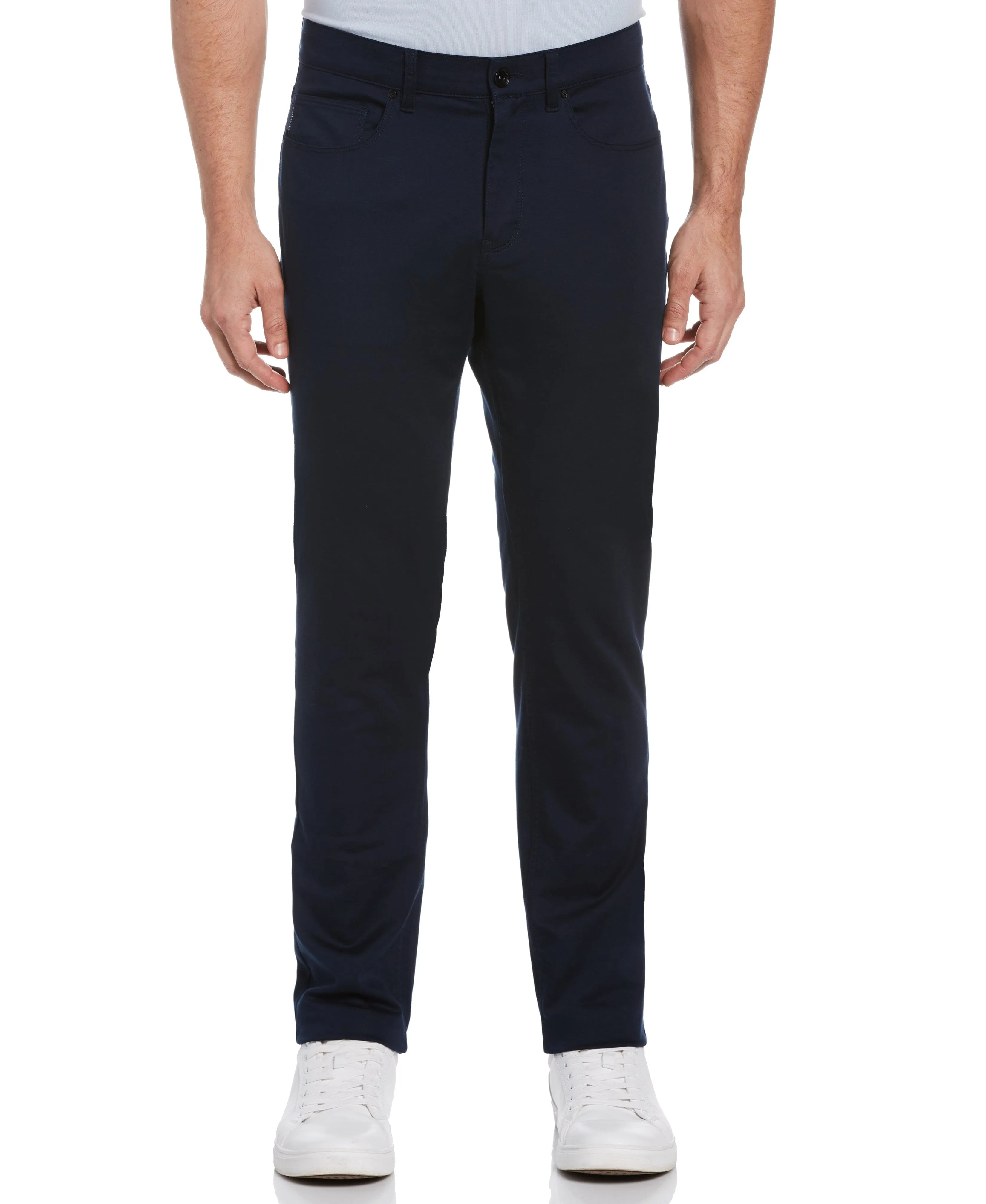Slim Fit Anywhere Five Pocket Pant sold by Perry Ellis