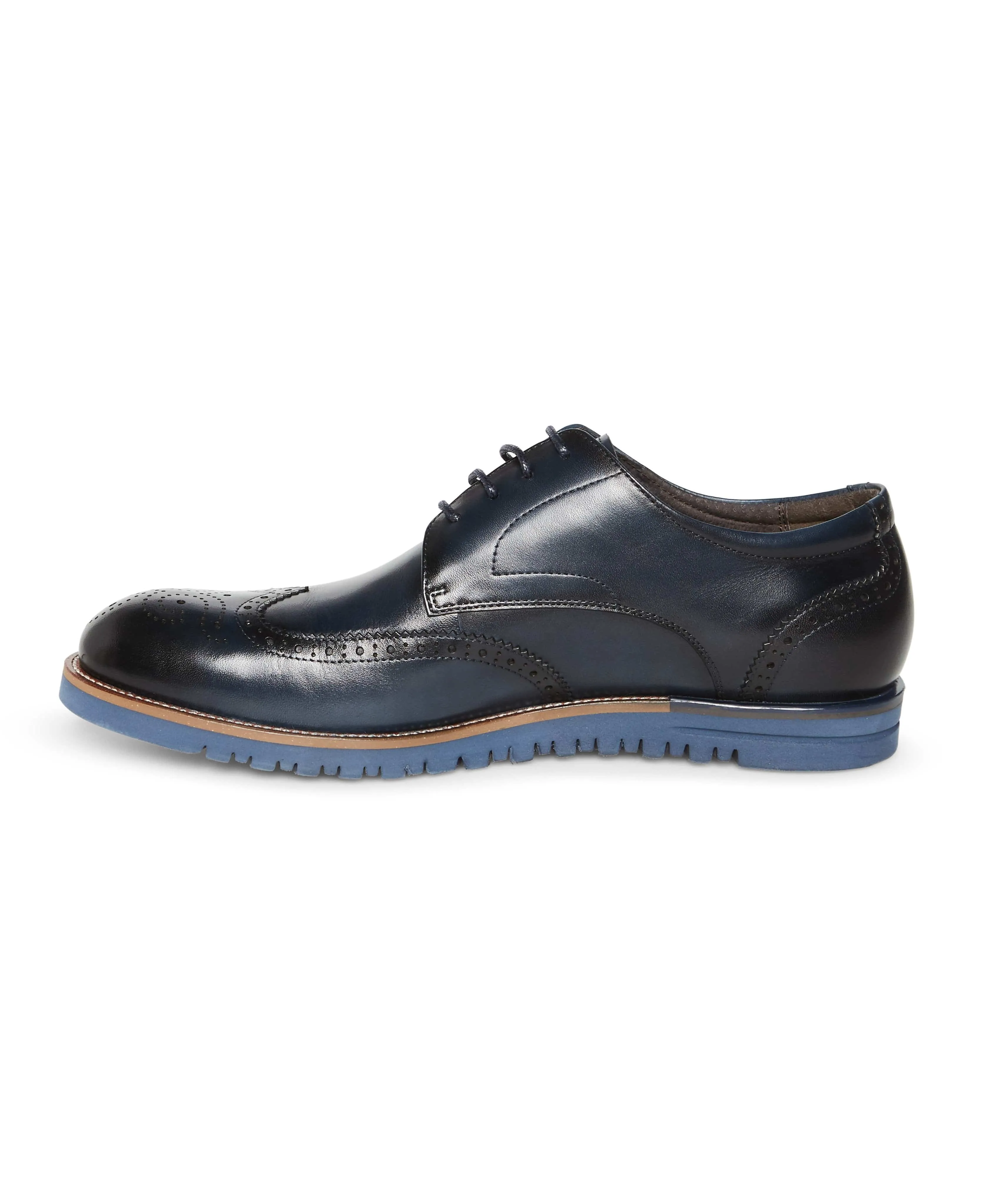 Brogue Wing Tip Leather Oxford sold by Perry Ellis product image thumbnail 2