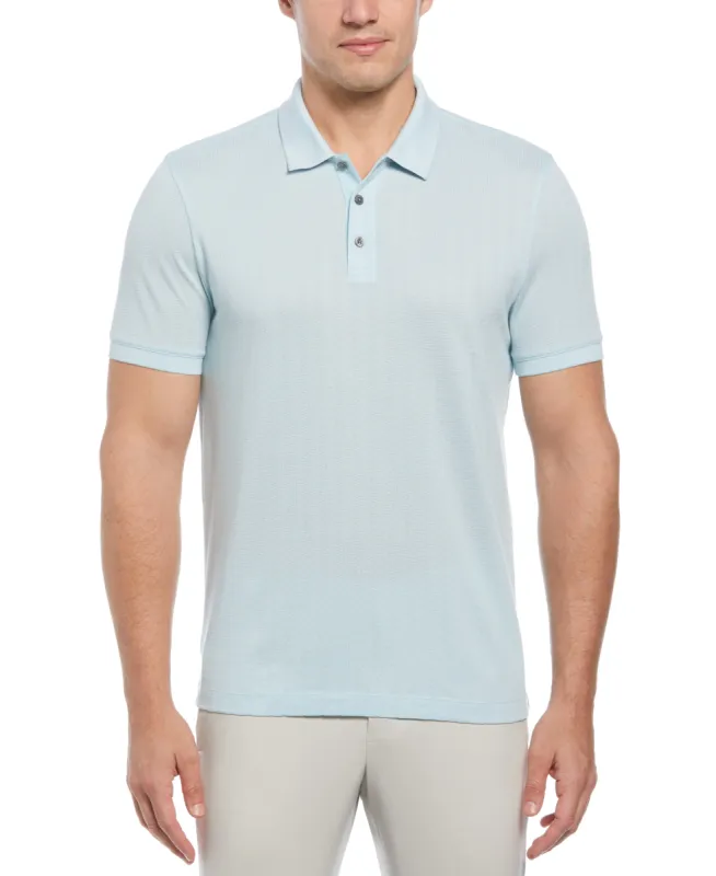 Textured Striped Polo sold by Perry Ellis