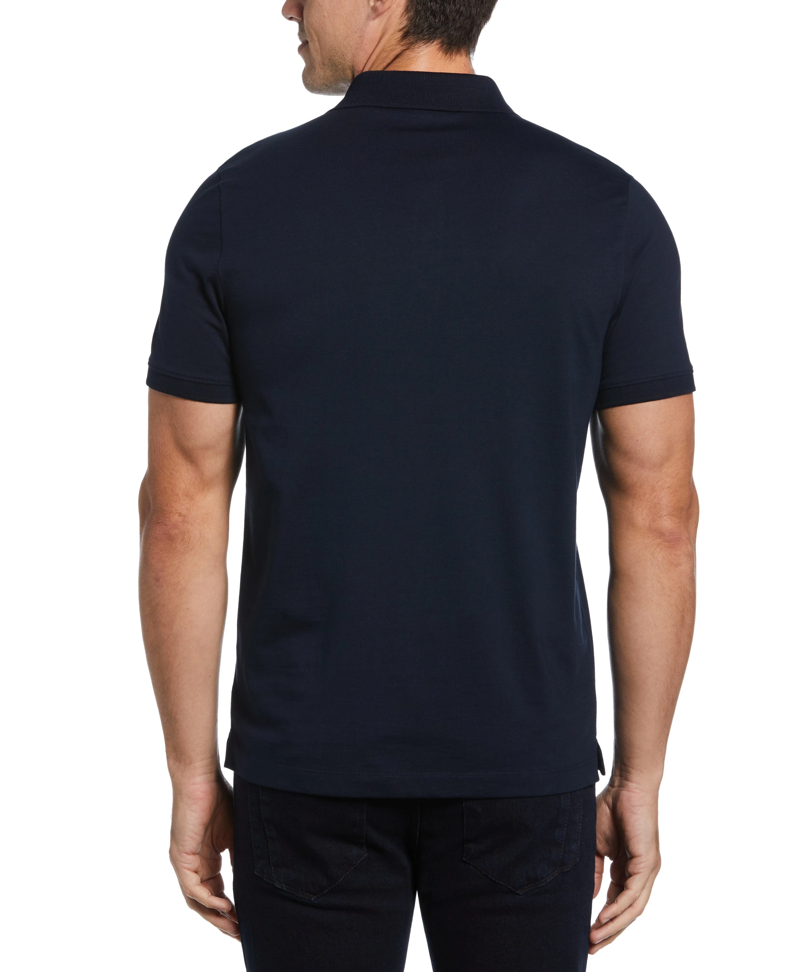 Pima Cotton Blend Color Block Polo sold by Perry Ellis product image thumbnail 2