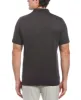 Split Black Zip Polo sold by Perry Ellis