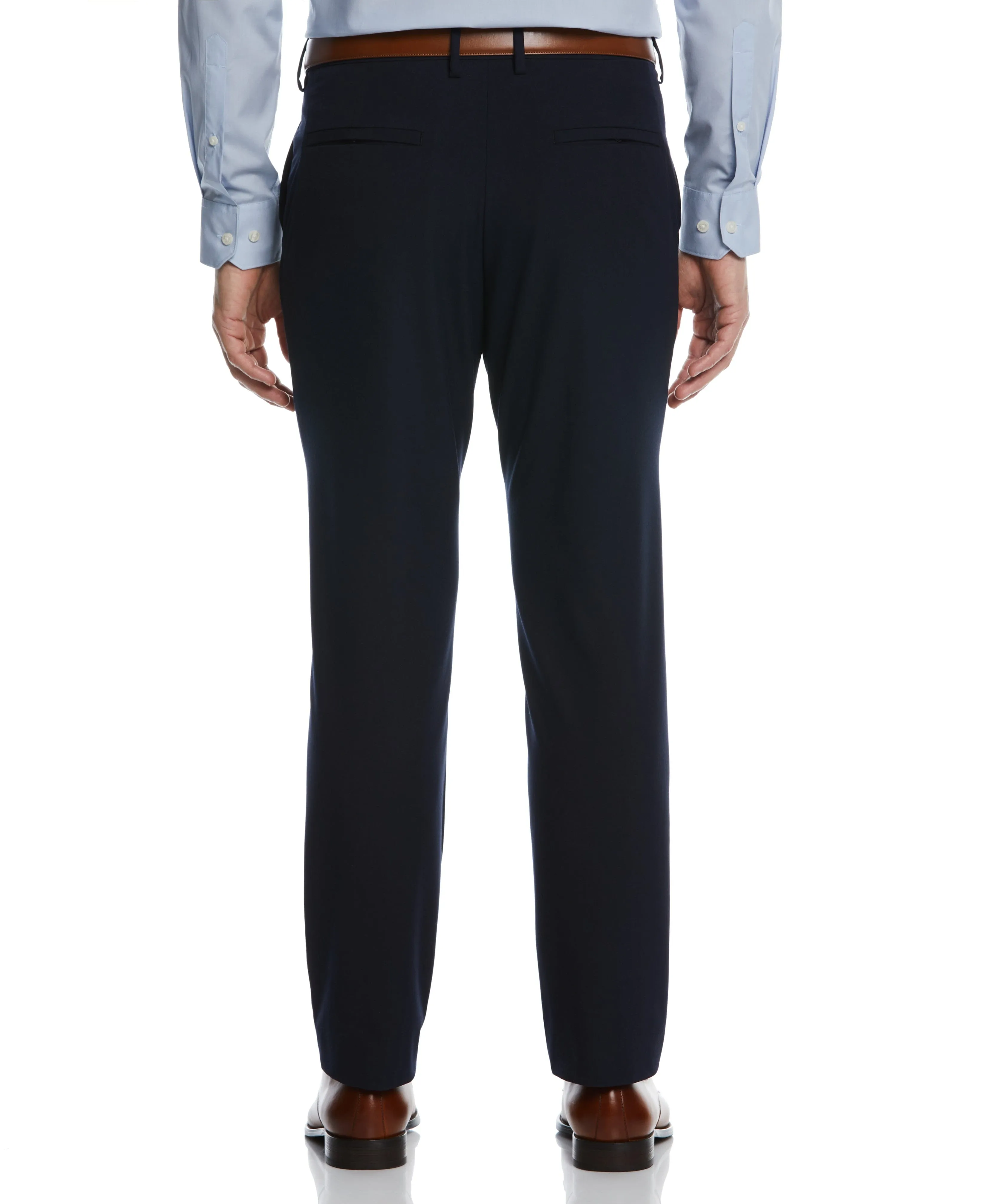 Slim Fit Stretch Textured Tech Suit Pant sold by Perry Ellis product image thumbnail 2