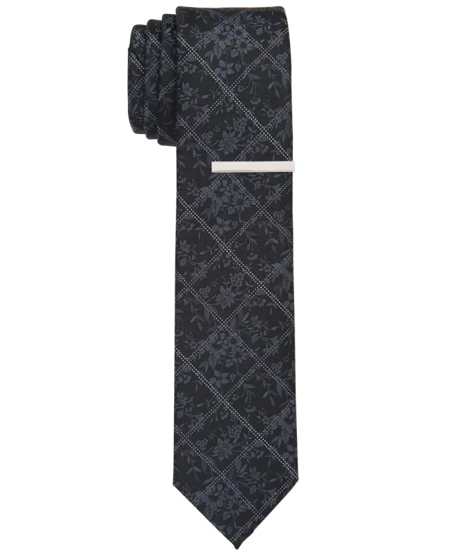 Hutton Floral Slim Tie sold by Perry Ellis