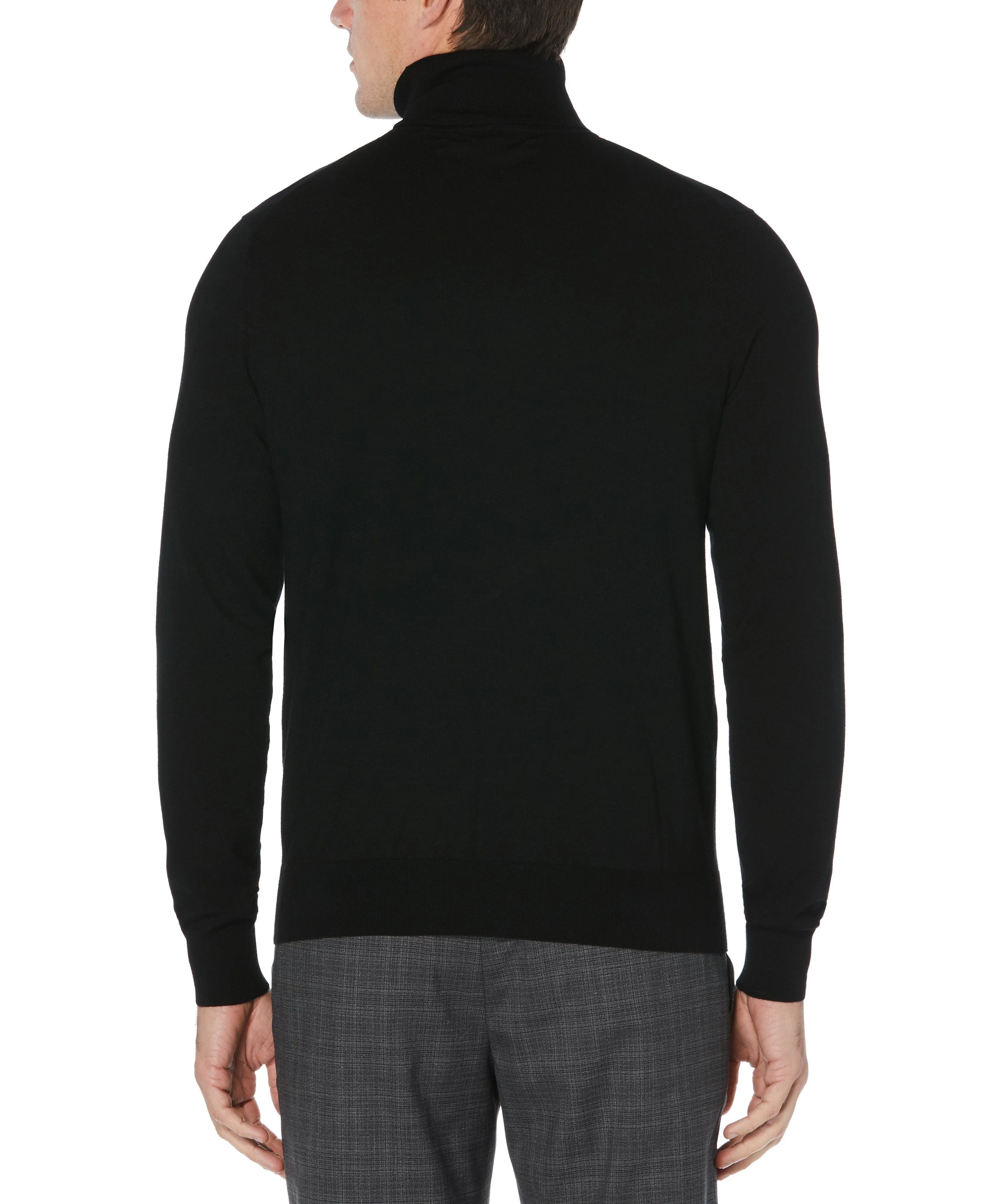 Solid Tech Knit Turtleneck Sweater sold by Perry Ellis product image thumbnail 2