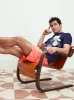 Logo Print Swim Short sold by Perry Ellis