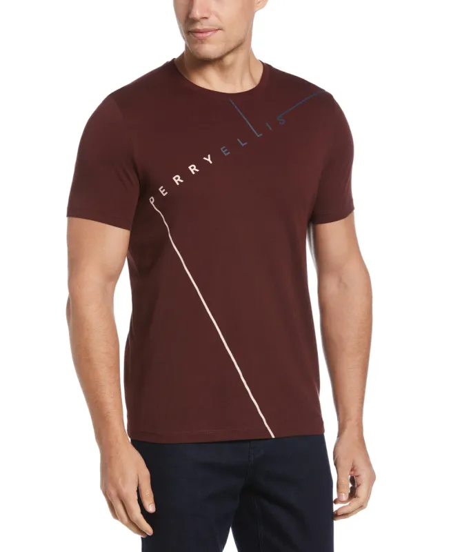Perry Ellis Logo Crew Neck Tee sold by Perry Ellis