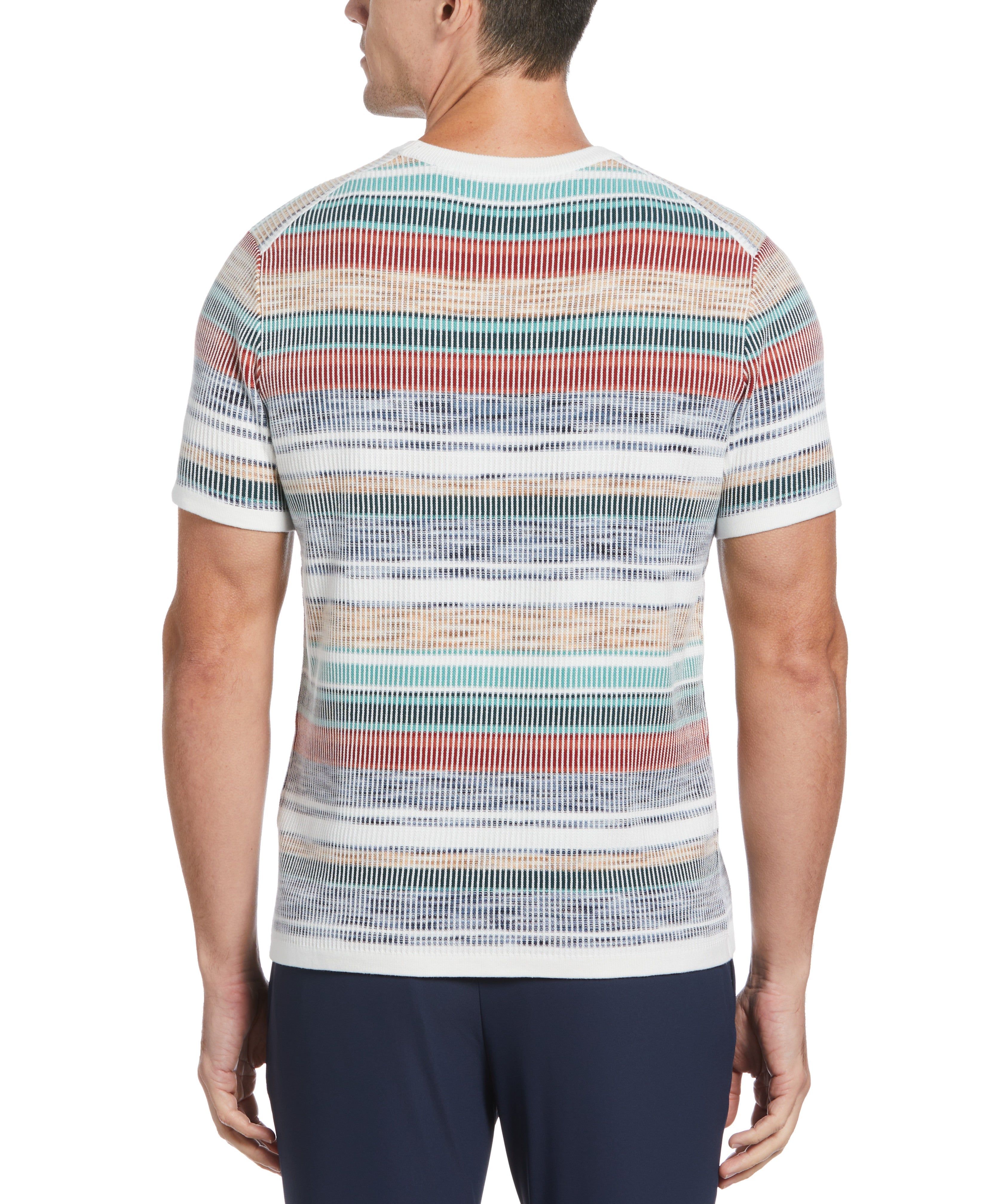 Ombre Stripe Plaited Sweater Tee sold by Perry Ellis product image thumbnail 2