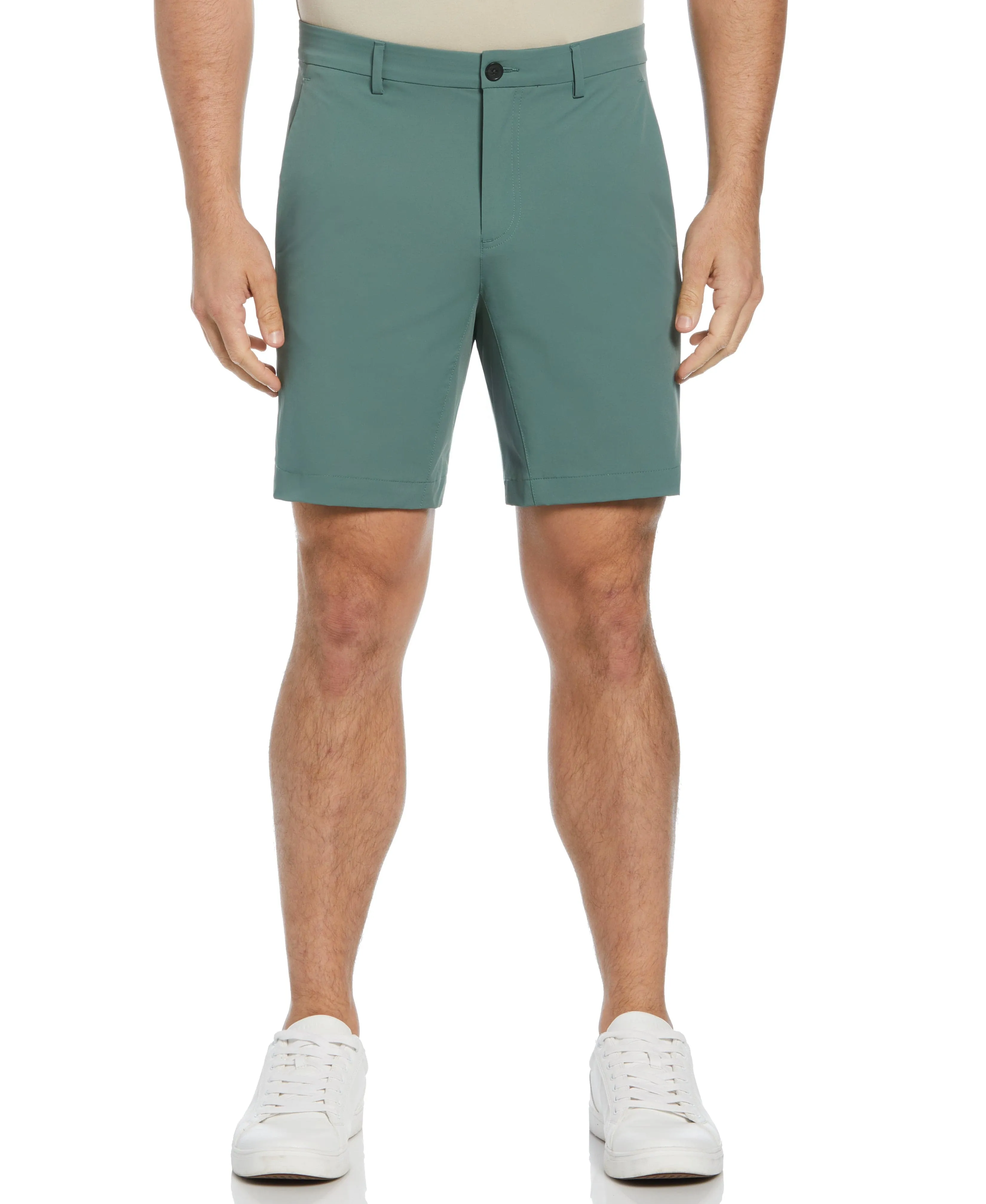Stretch Solid Tech Short sold by Perry Ellis