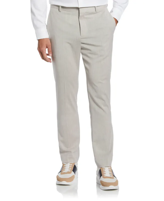 Slim Fit Stretch Linen Blend Pant sold by Perry Ellis