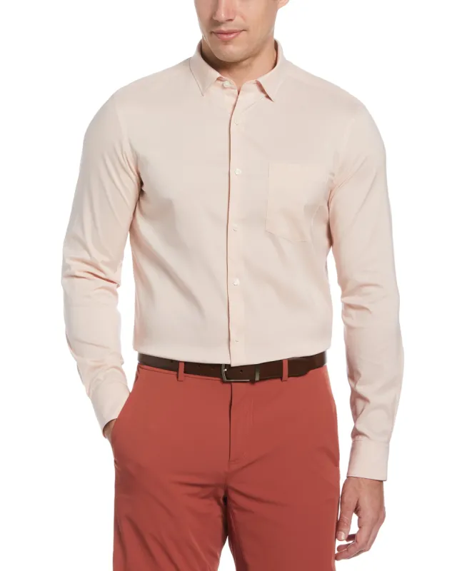 Big & Tall Total Stretch Heather Shirt sold by Perry Ellis