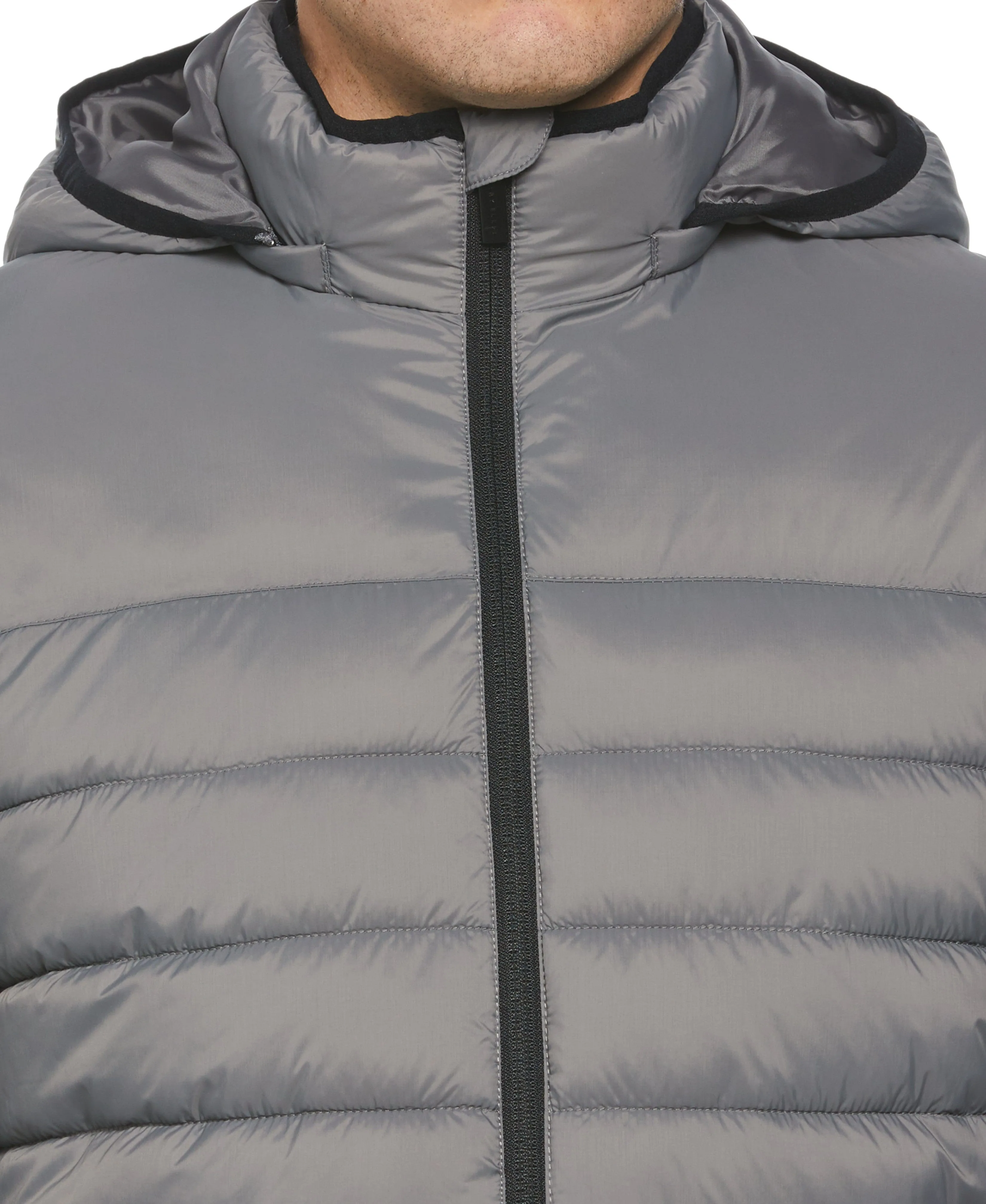 Lightweight Hooded Puffer Jacket sold by Perry Ellis product image thumbnail 3