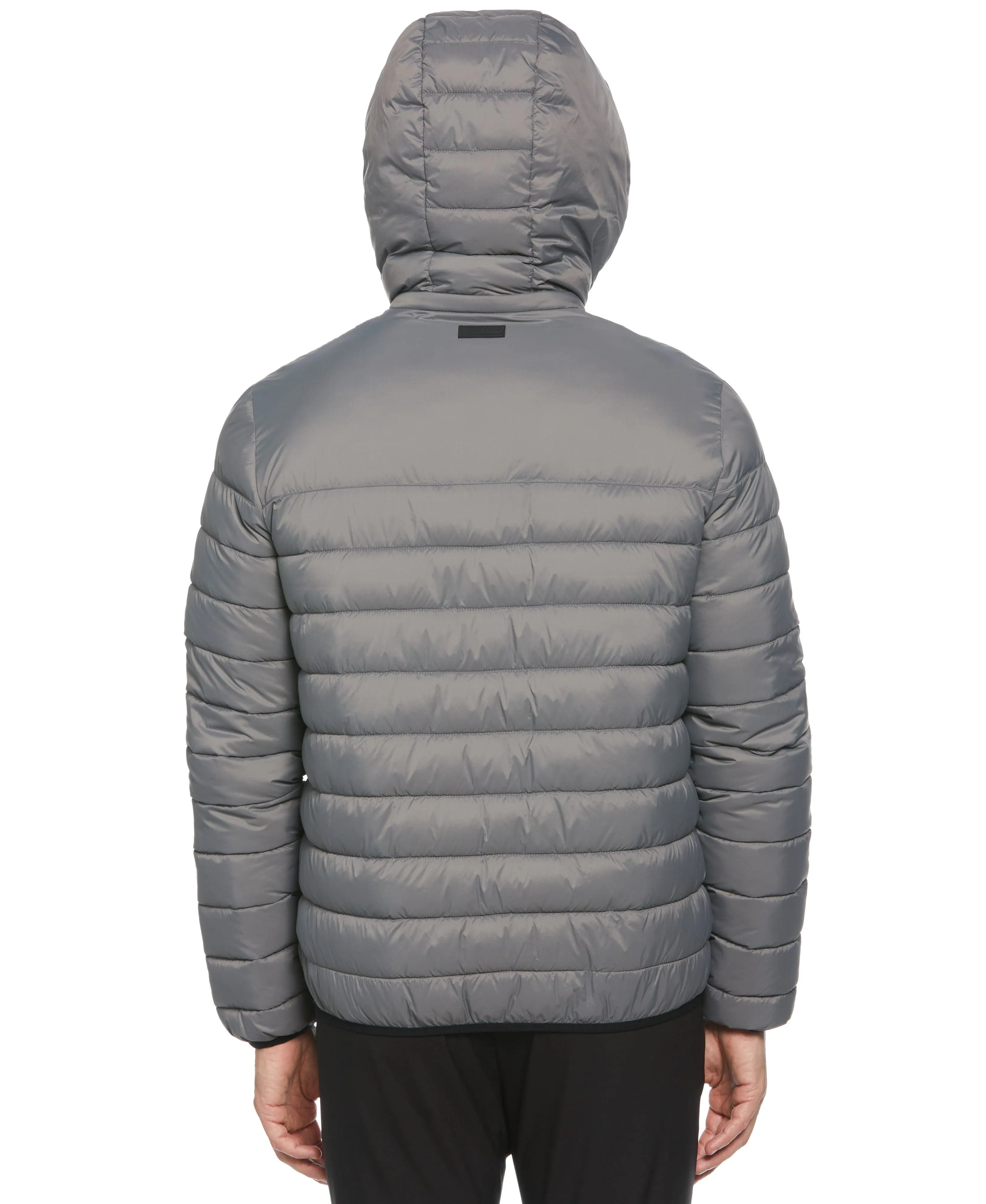 Lightweight Hooded Puffer Jacket sold by Perry Ellis product image thumbnail 4