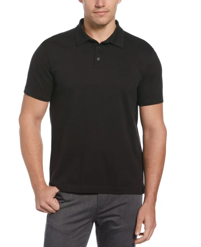 Smart Interlock Solid Polo sold by Perry Ellis